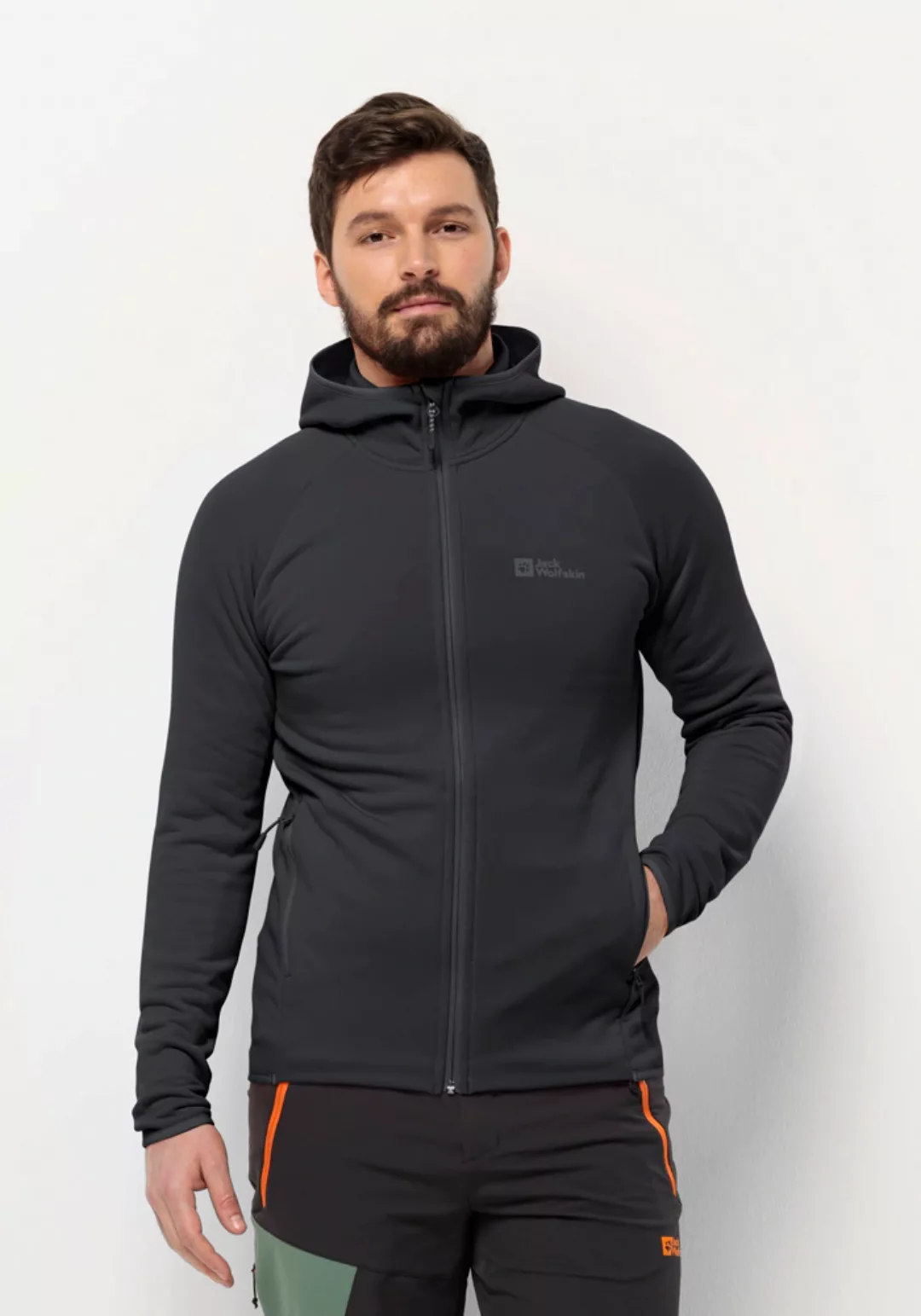 Jack Wolfskin Fleecejacke "BAISELBERG HOODED FZ M", mit Kapuze günstig online kaufen