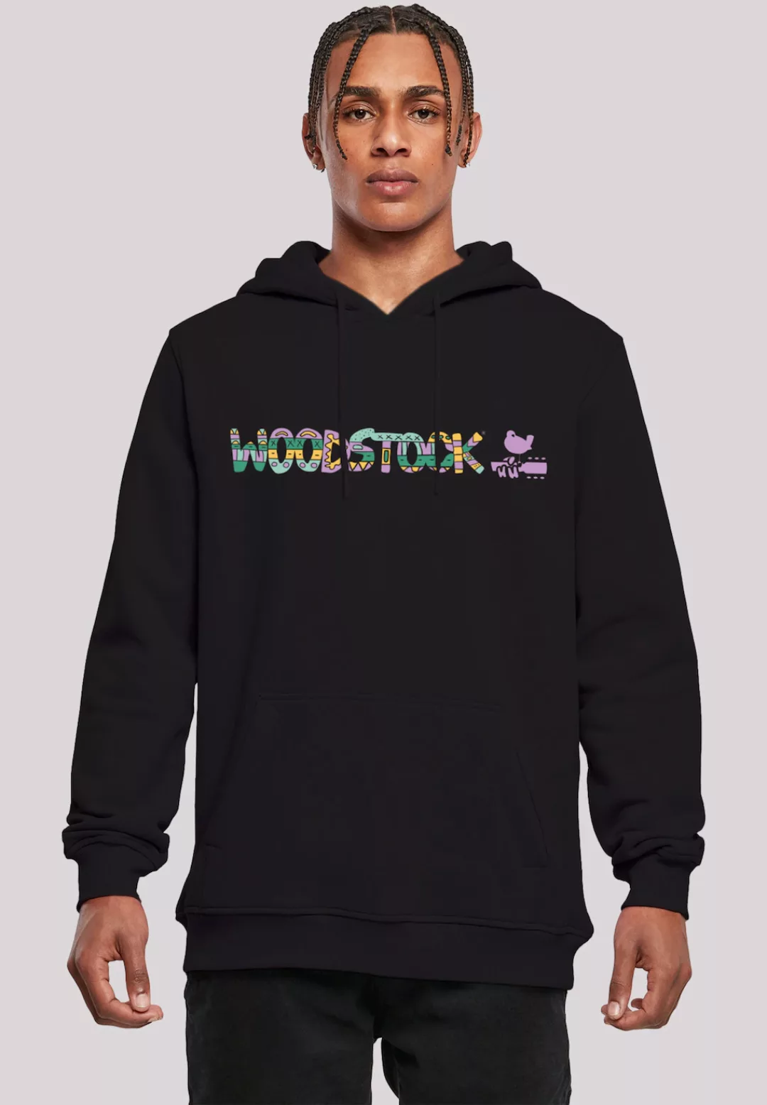 F4NT4STIC Sweatshirt "Woodstock Aztec Logo", Print günstig online kaufen