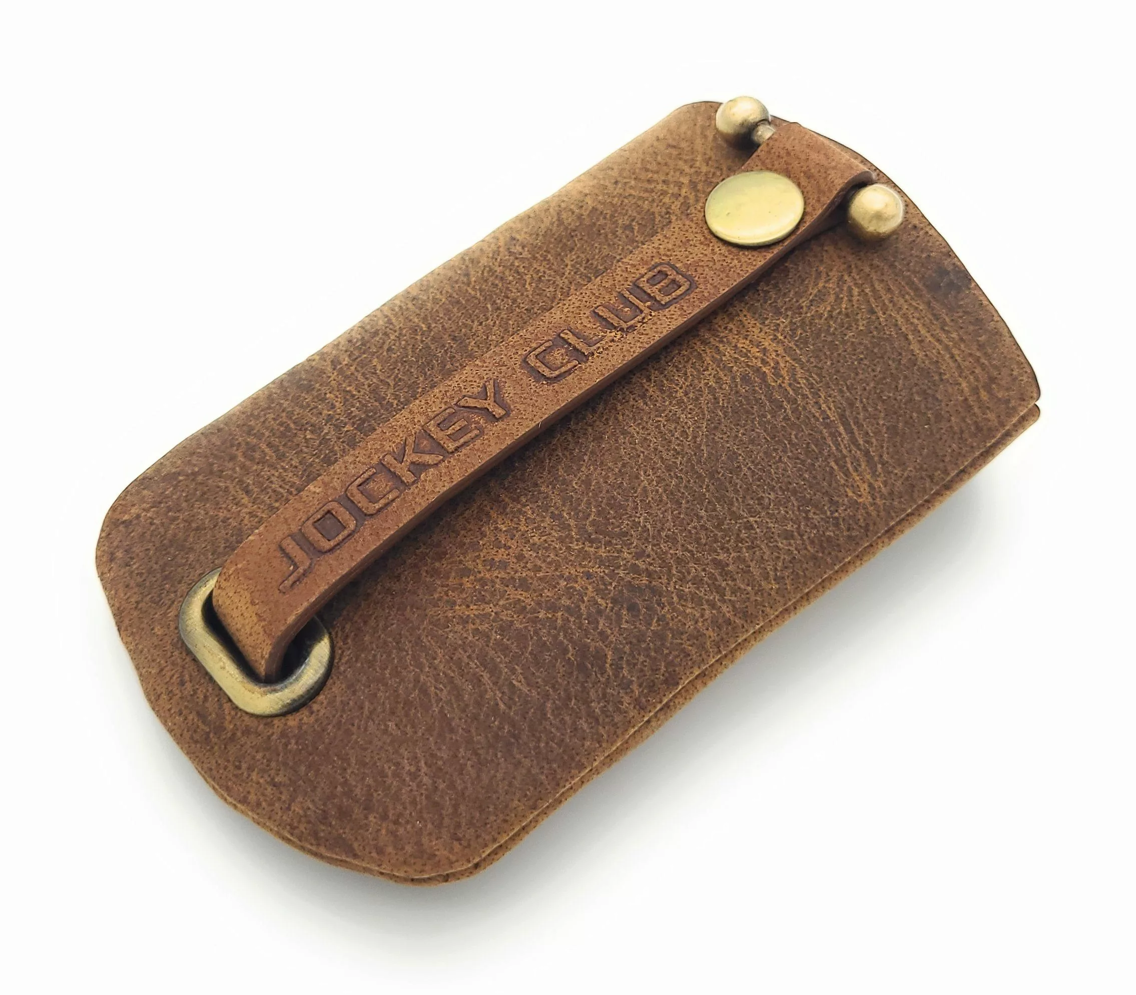 JOCKEY CLUB Schlüsseltasche echt Leder Schlüsselglocke günstig online kaufen