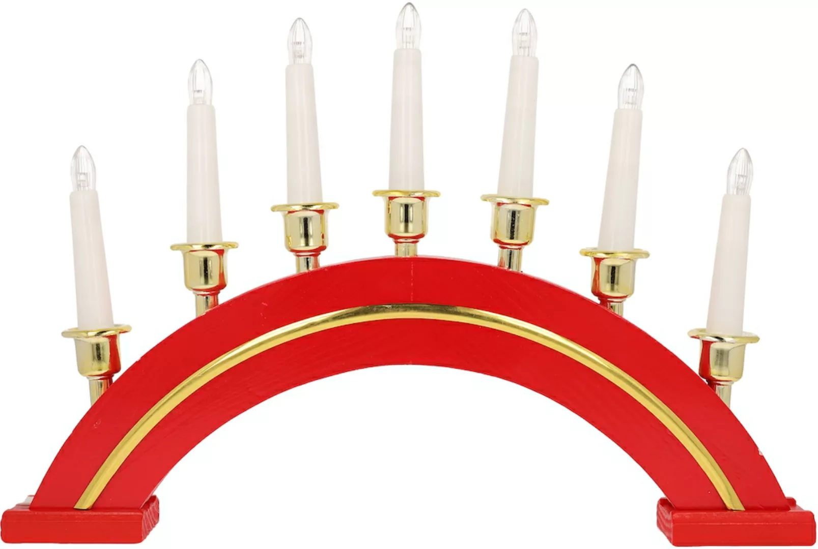 Myflair Möbel & Accessoires LED Dekoobjekt, Kerzenbrücke mit 7 LED Kerzen, günstig online kaufen