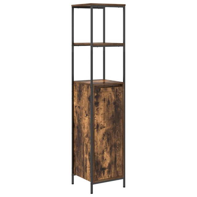 vidaXL Badezimmerspiegelschrank Badschrank mit Regalen Räuchereiche 36x35x1 günstig online kaufen