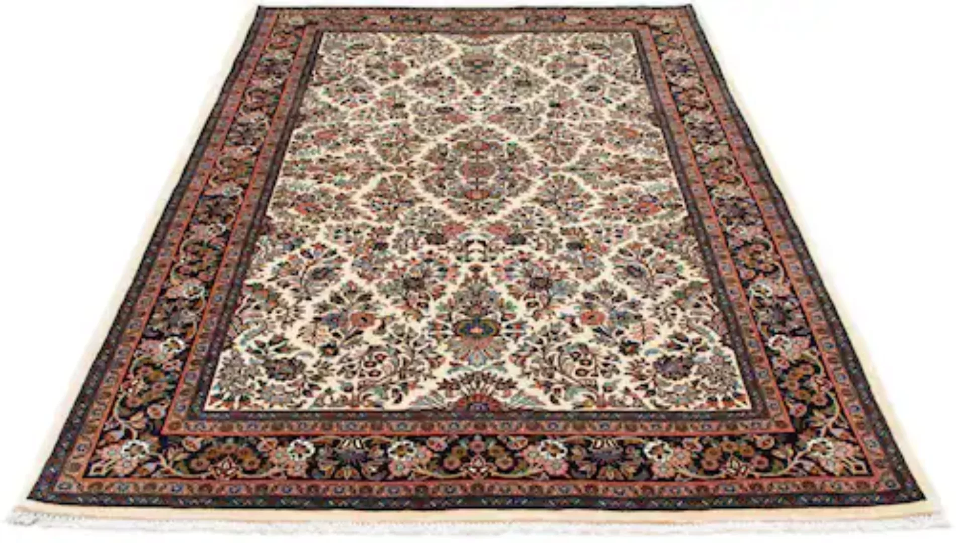 morgenland Wollteppich »Golpaygan Stark Gemustert Beige 211 x 139 cm«, rech günstig online kaufen