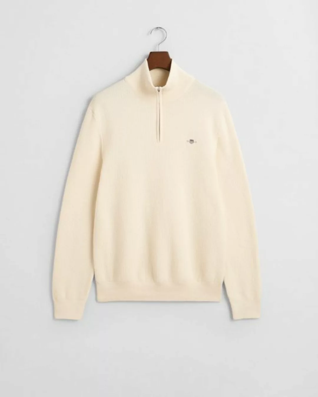 Gant Strickpullover GANT / He.Pullover / COTTON MICRO TEXTURED HALF ZIP günstig online kaufen