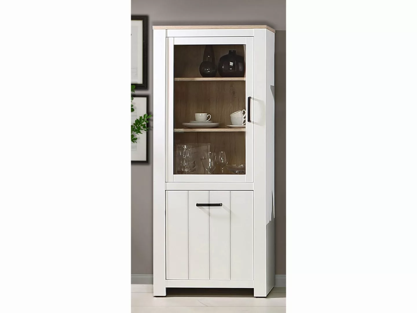 freiraum Vitrine 77 x 185,3 x 42,2 cm (B/H/T) günstig online kaufen