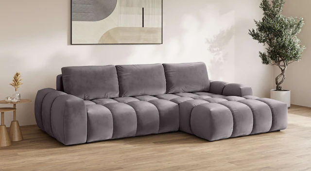 INOSIGN Ecksofa »AZITA klein optionale Schlafsofa mit Bettkasten, B/T/H: 27 günstig online kaufen