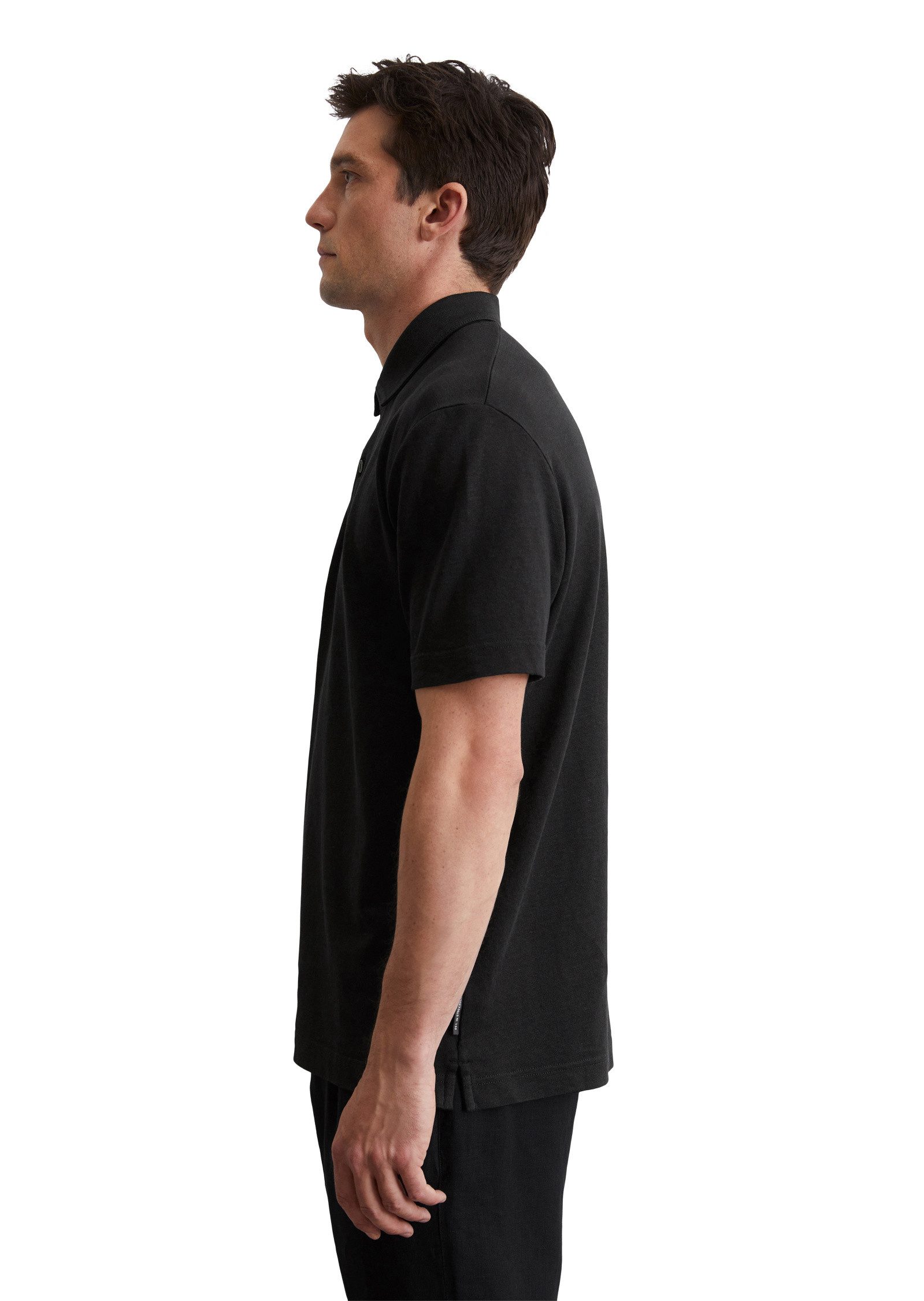 Marc O'Polo Poloshirt aus hochwertigem Leinen-Mix günstig online kaufen