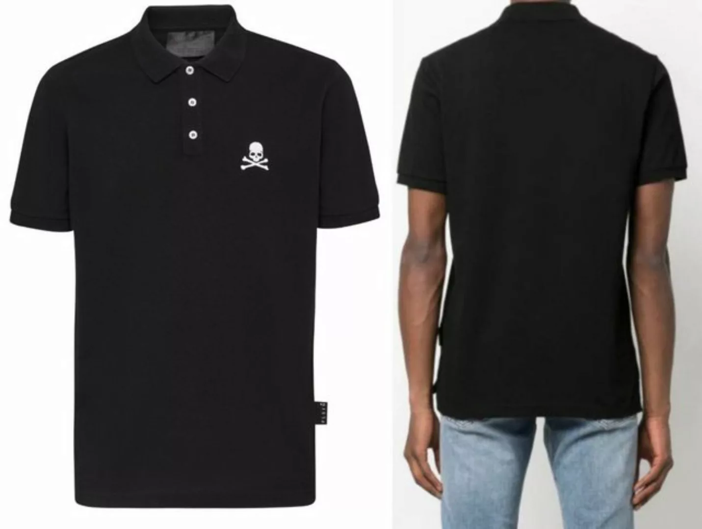 PHILIPP PLEIN Poloshirt PHILIPP PLEIN Polo Shirt Polohemd SS Skull Logo Hem günstig online kaufen