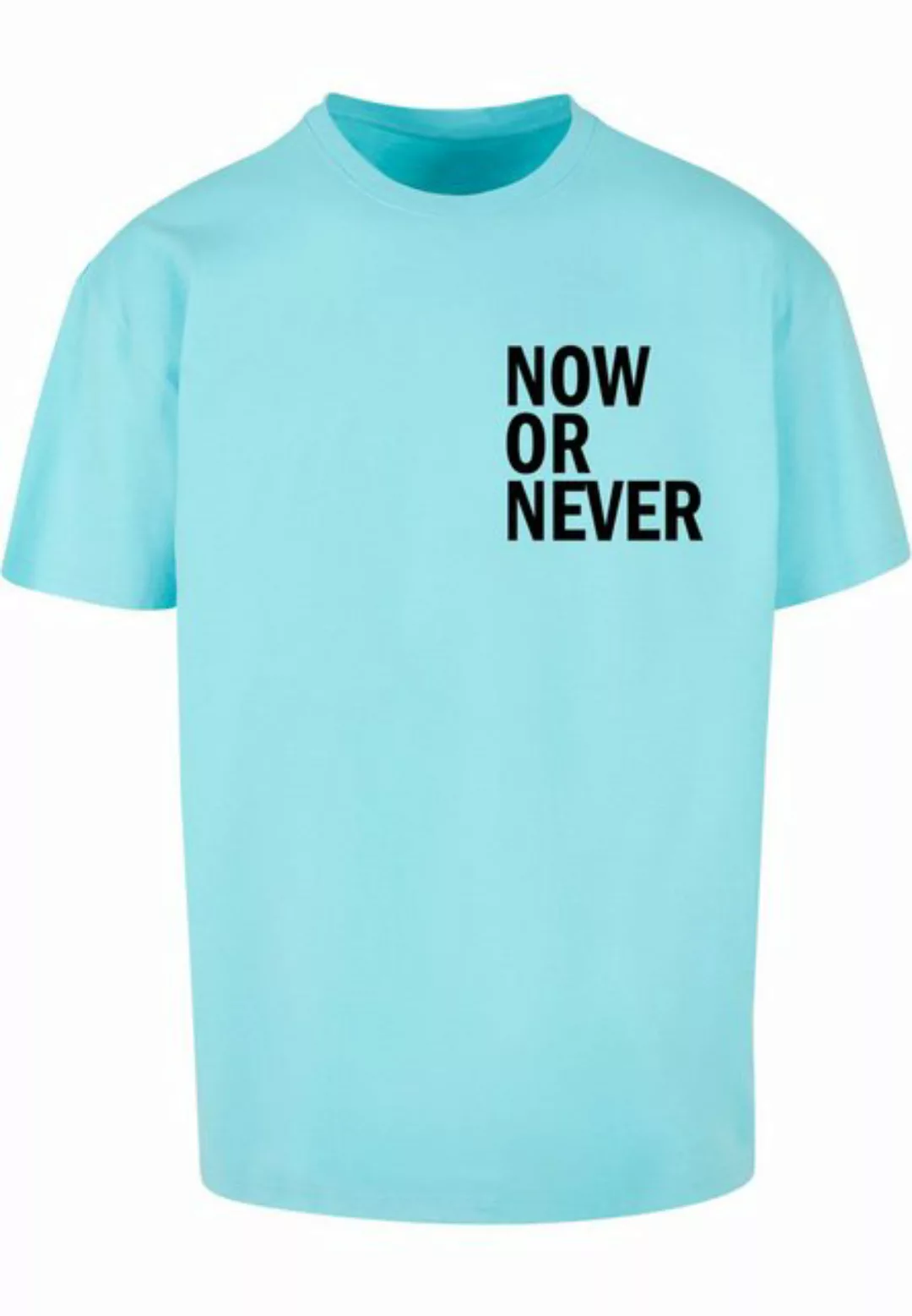 Merchcode T-Shirt Merchcode Herren Now Or Never Heavy Oversize Tee (1-tlg) günstig online kaufen