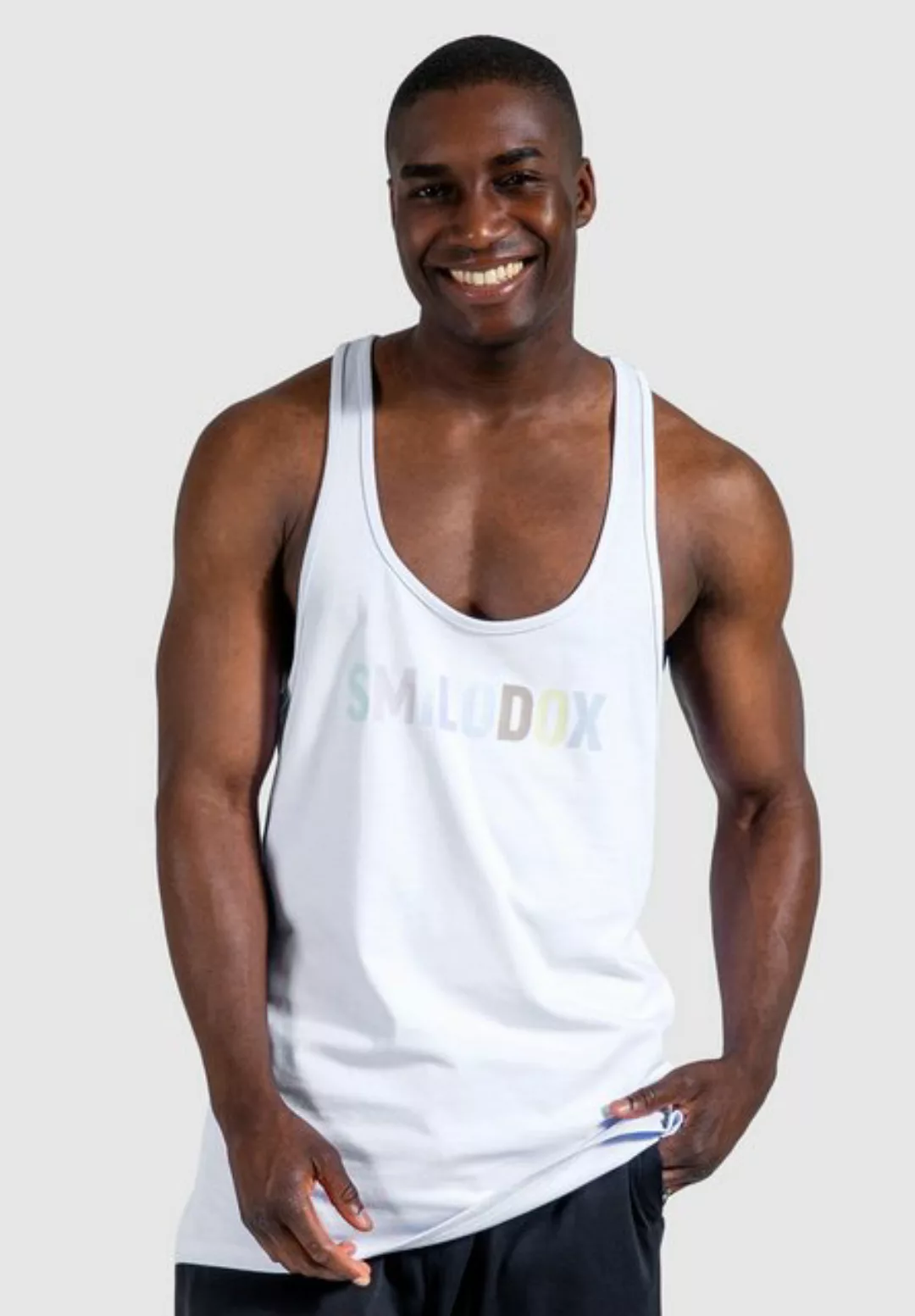 Smilodox Tanktop Branson 100% Baumwolle günstig online kaufen