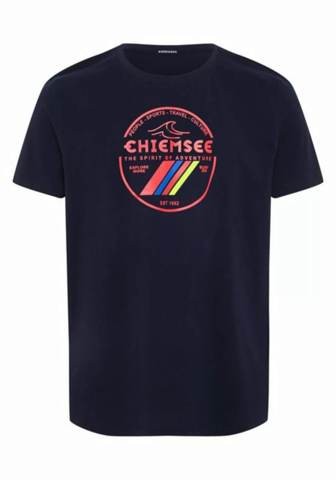 Chiemsee Print-Shirt T-Shirt im Label-Look 1 günstig online kaufen