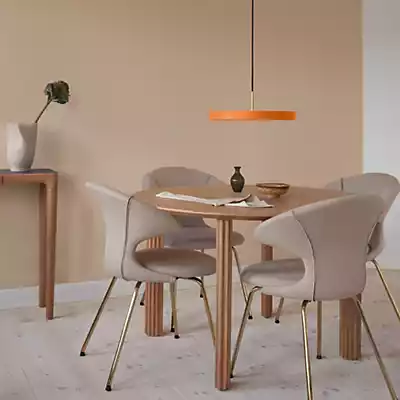 Umage Asteria Pendelleuchte LED, orange - Cover messing - Ra 83 günstig online kaufen