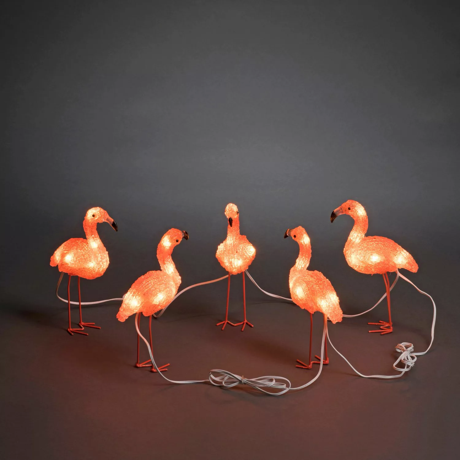 LED-Dekorationsleuchte Flamingo im 5er-Set günstig online kaufen