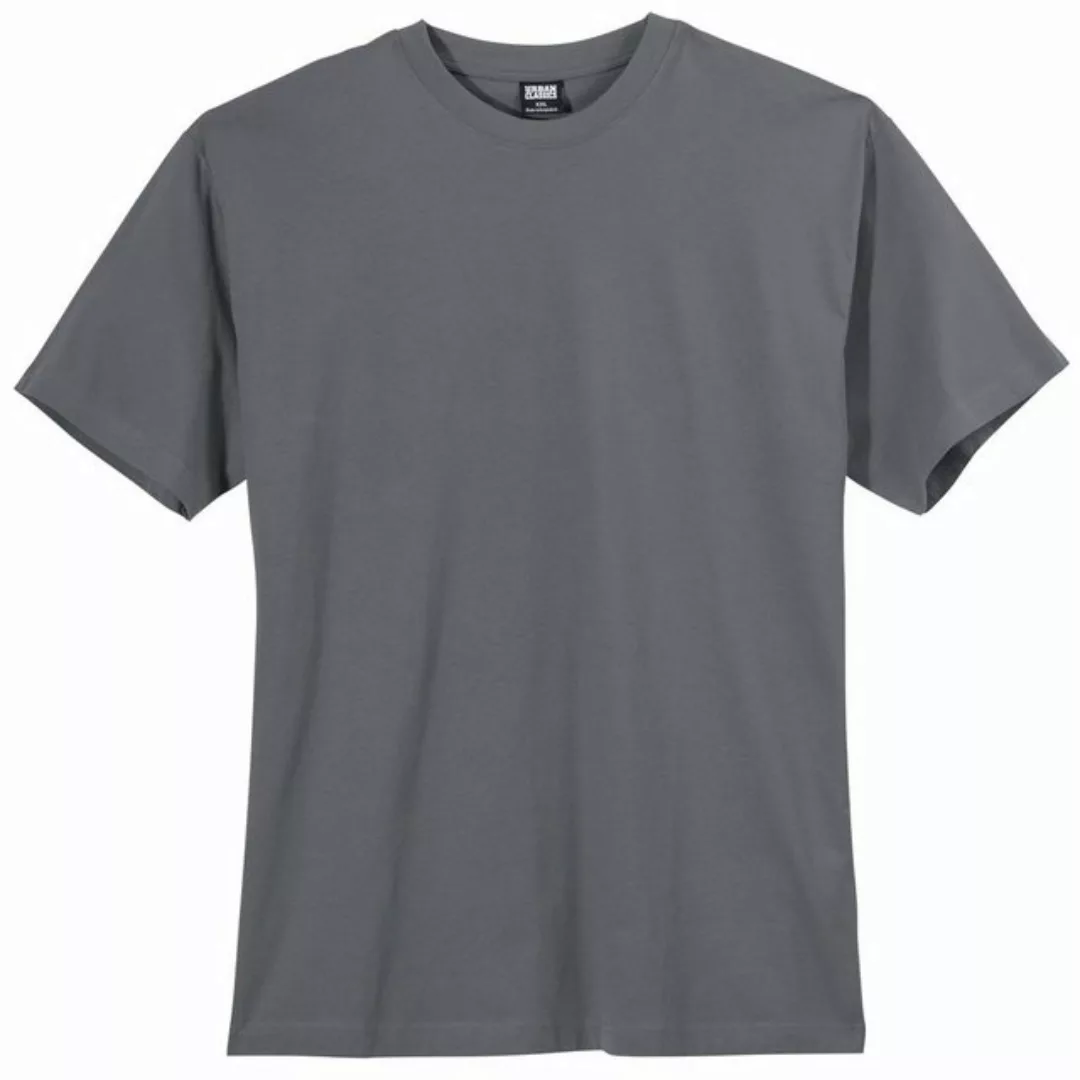 Urban Classics Plus Size Rundhalsshirt Große Größen Herren T-Shirt grau Tal günstig online kaufen