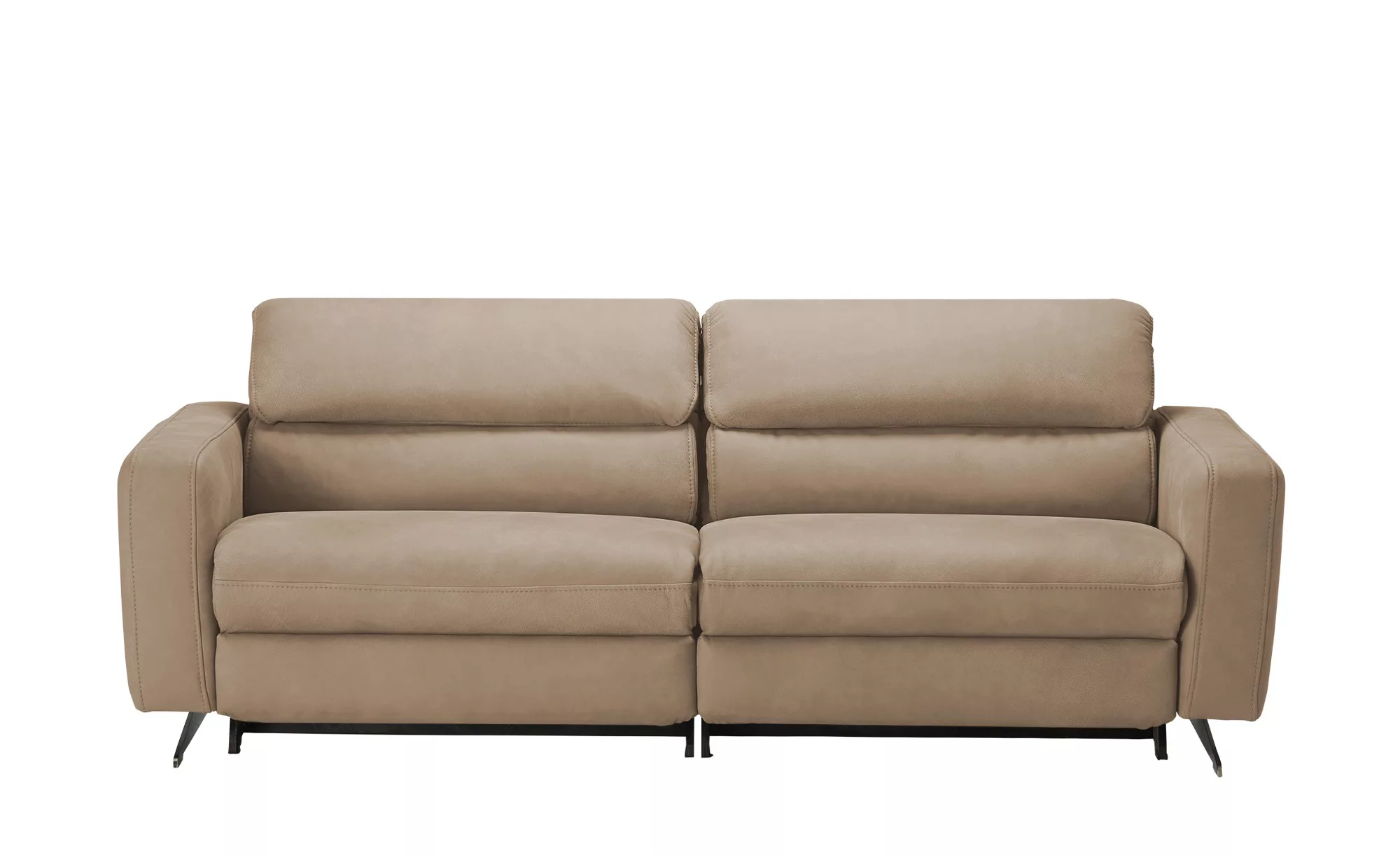 Hukla Ledersofa  Carisma ¦ beige ¦ Maße (cm): B: 218 H: 82 T: 96 Polstermöb günstig online kaufen