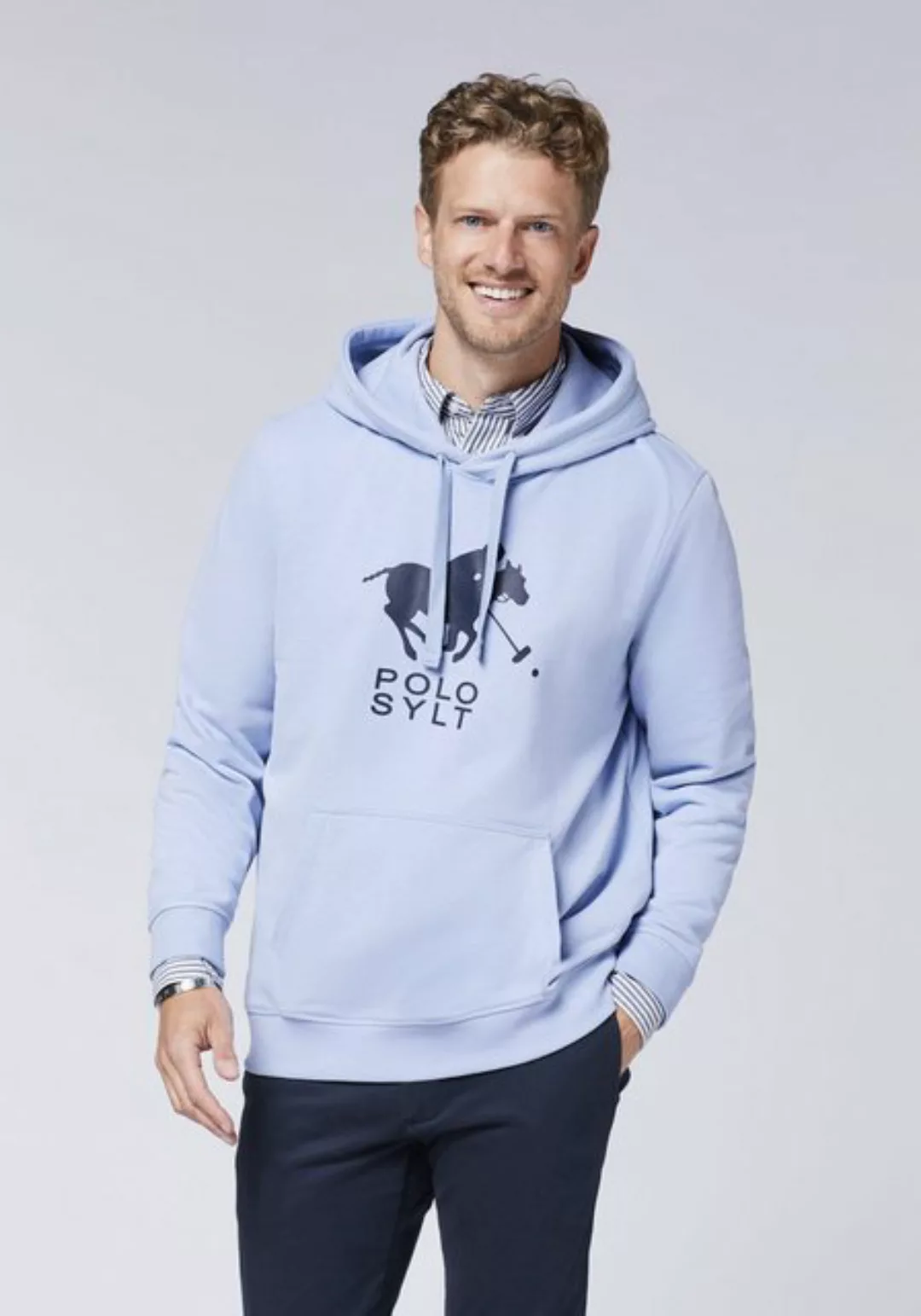 Polo Sylt Kapuzensweatshirt im Label-Design günstig online kaufen