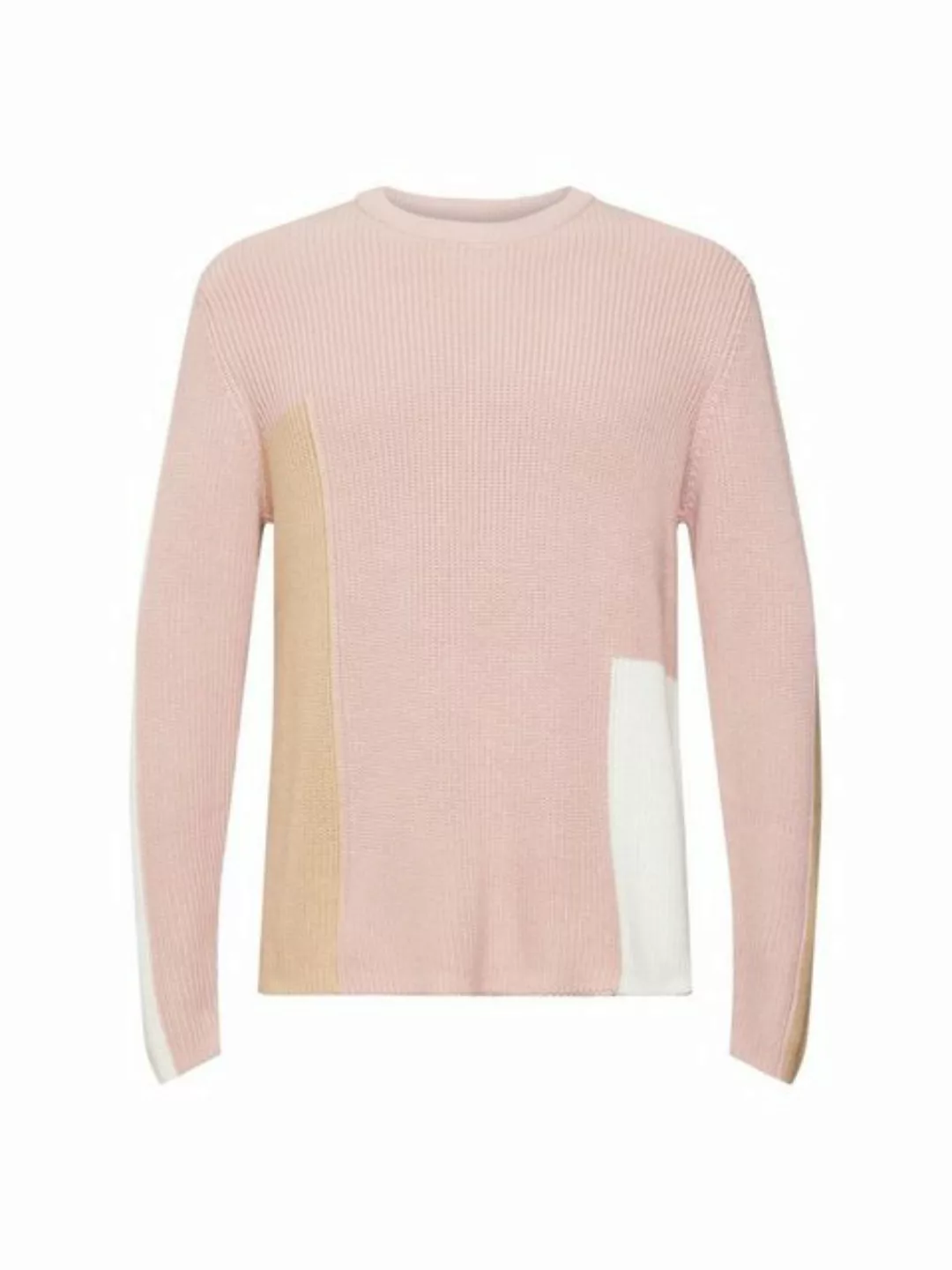 Esprit Collection Rundhalspullover Strickpullover im Colorblock-Design günstig online kaufen