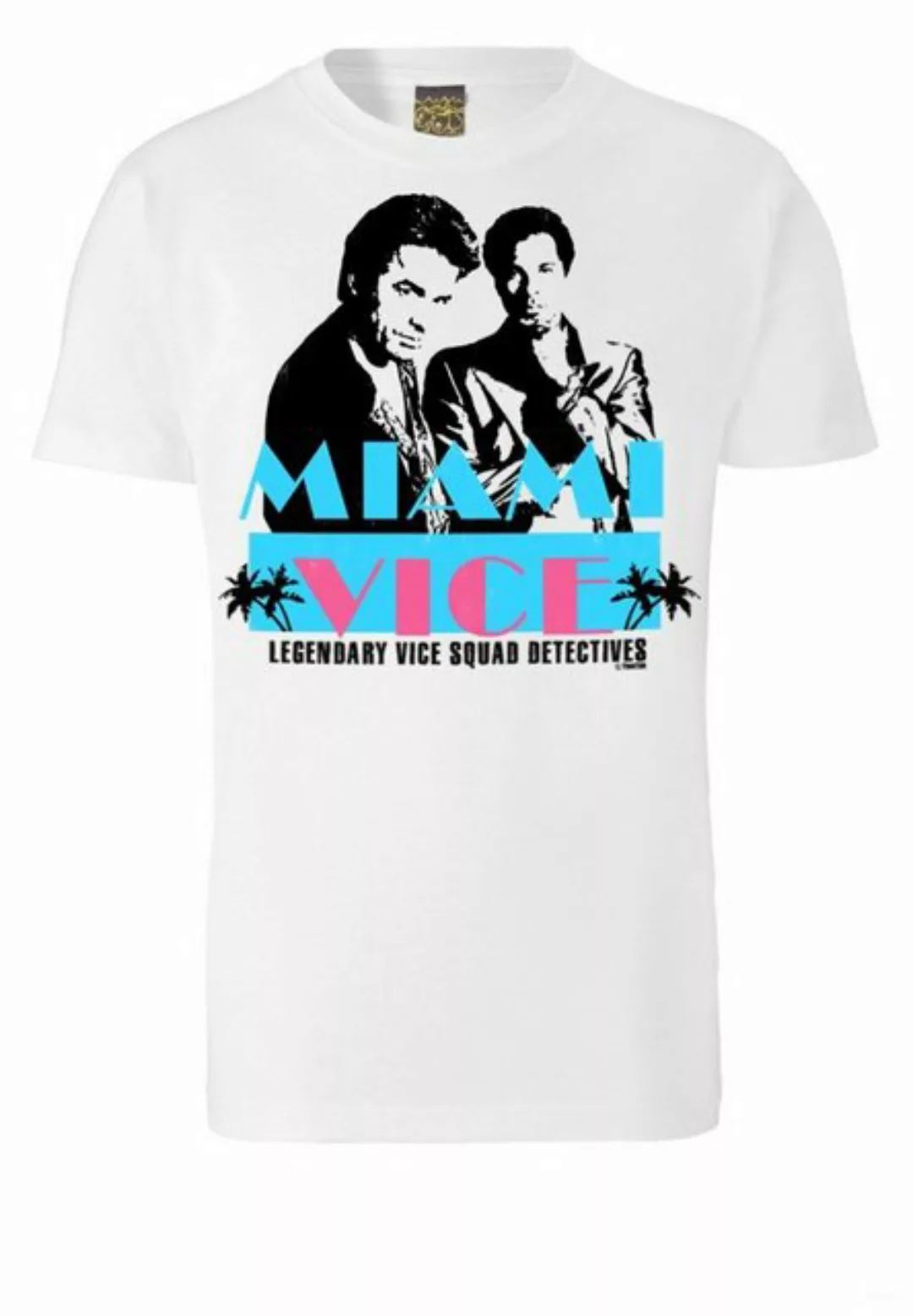 LOGOSHIRT T-Shirt "MIAMI VICE", mit kultigem Frontdruck günstig online kaufen