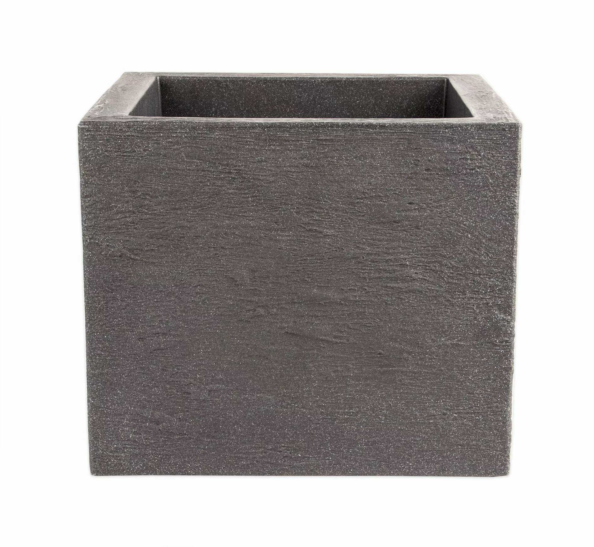 BigDean Pflanzkübel Granitstein-Optik 39x39 cm anthrazit günstig online kaufen