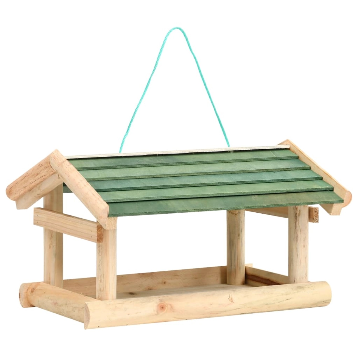 Vogelfutterhaus Massivholz 35x29,5x21 Cm günstig online kaufen