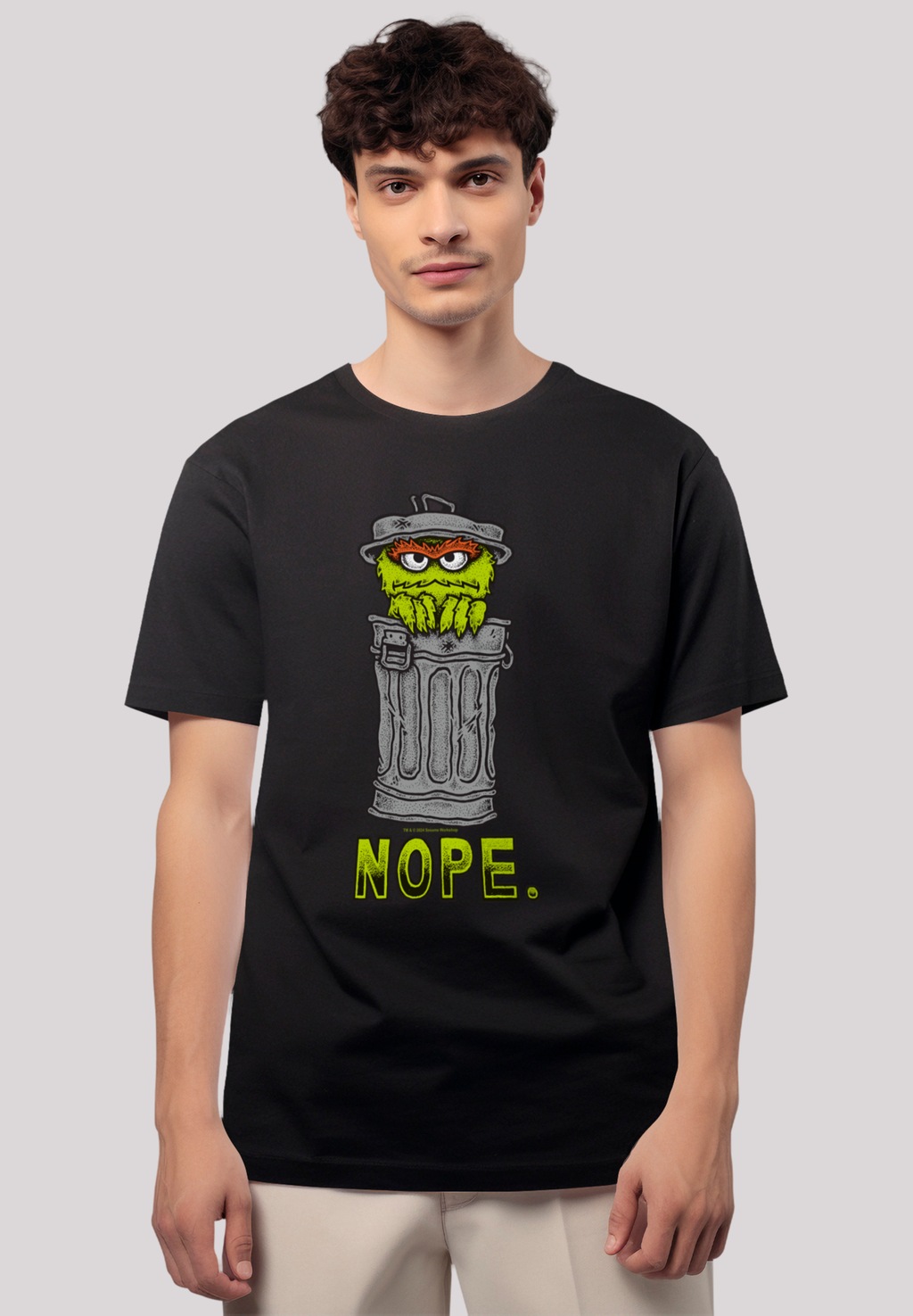 F4NT4STIC T-Shirt "Sesamstraße Oscar Nope", Premium Qualität günstig online kaufen