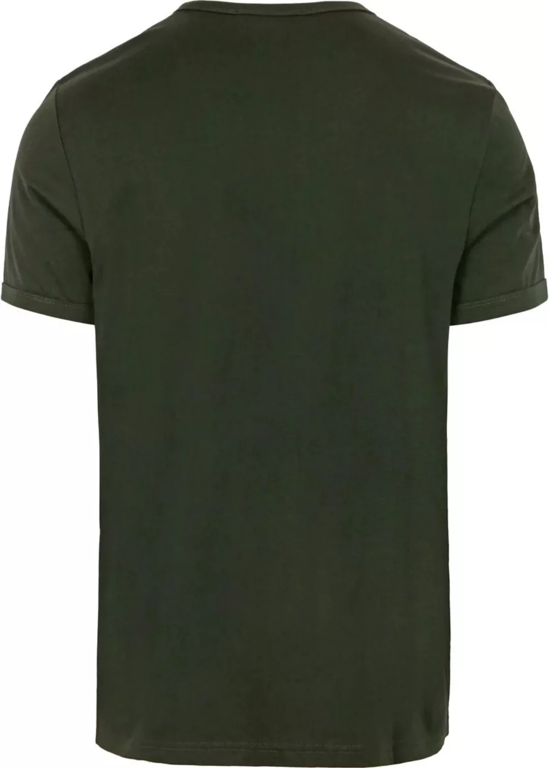 Fred Perry Ringer T-Shirt Grün T61 - Größe XL günstig online kaufen