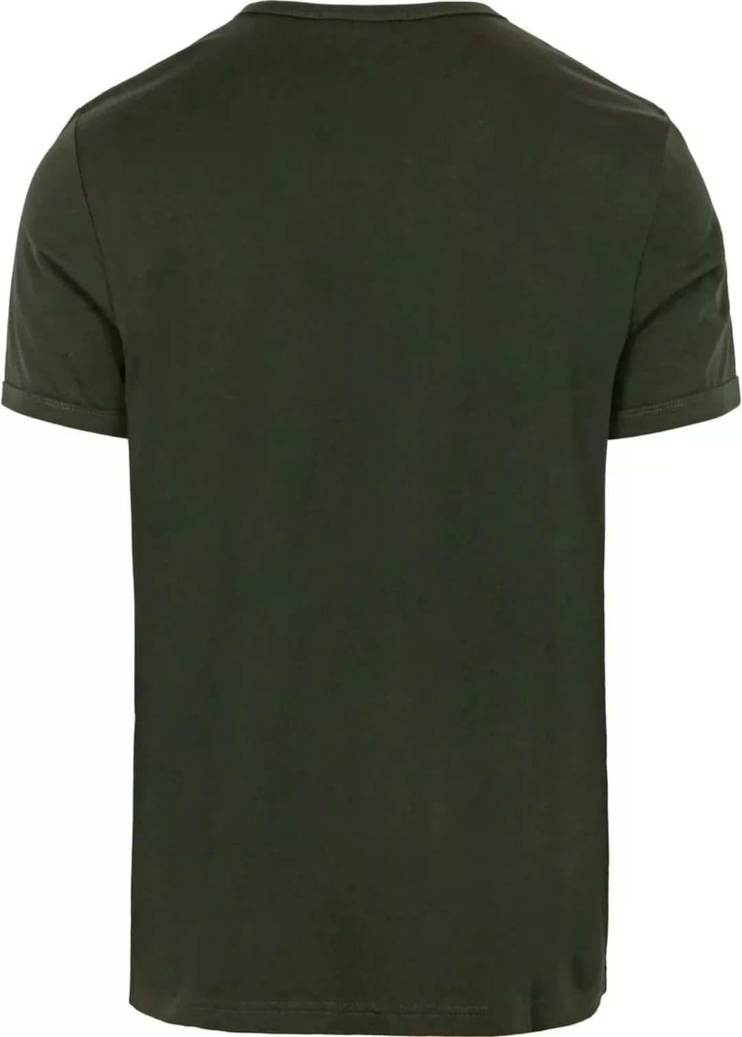 Fred Perry Ringer T-Shirt Grün T61 - Größe S günstig online kaufen