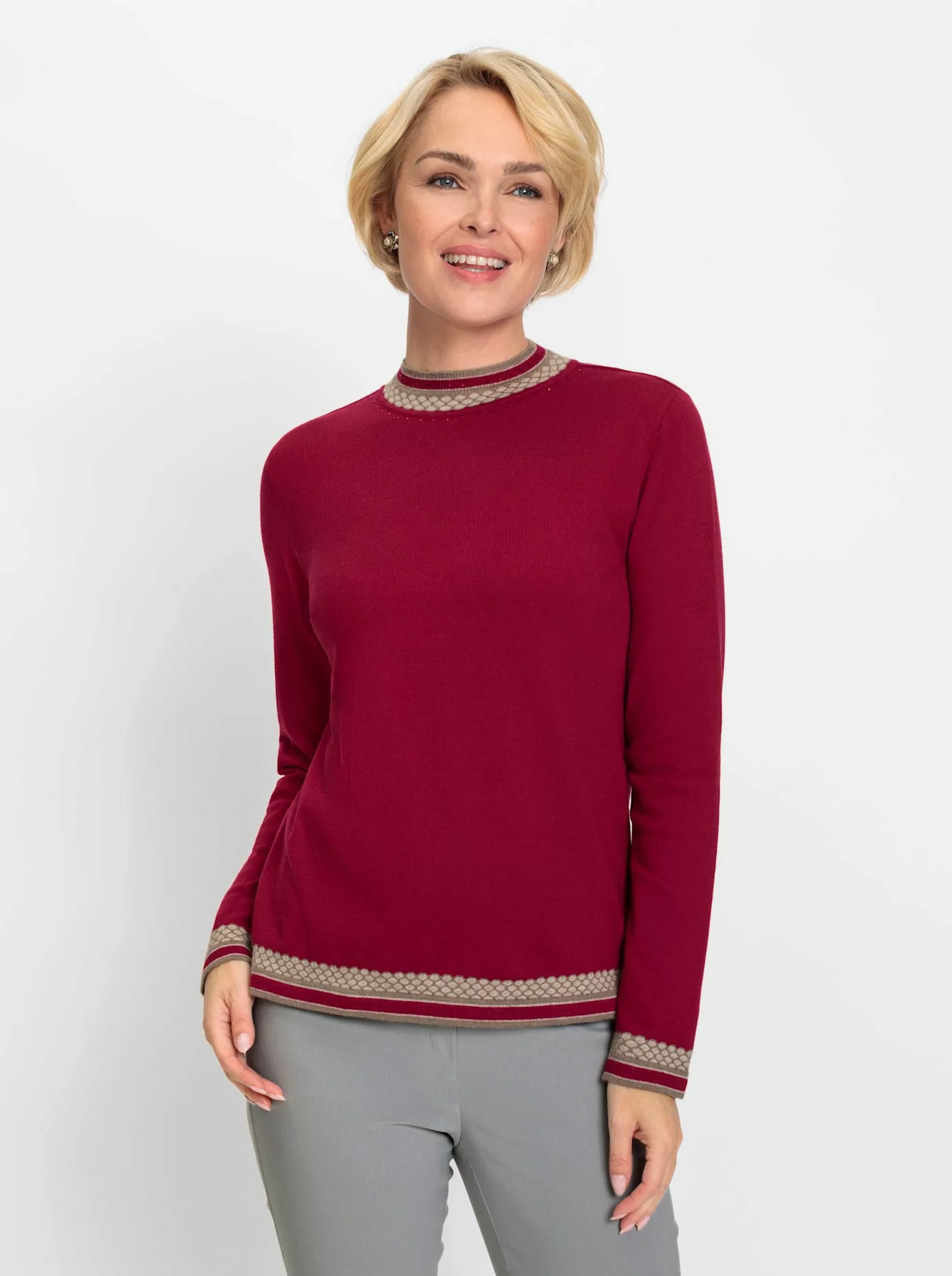 Classic Strickpullover "Pullover" günstig online kaufen