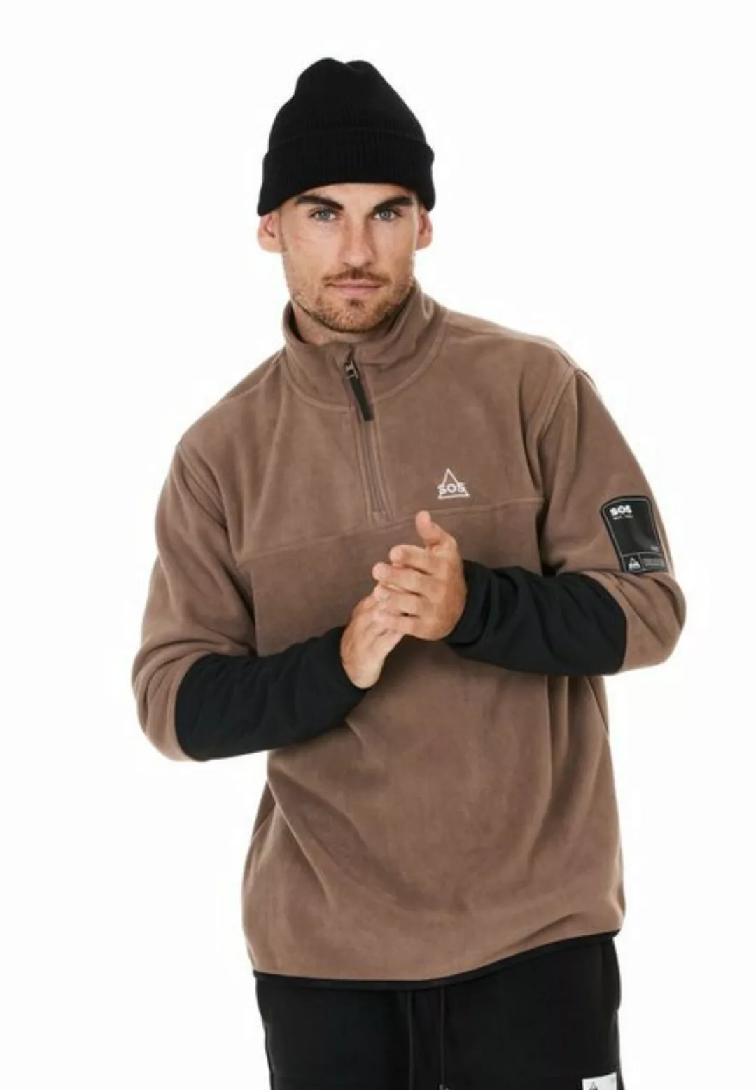 SOS Strickpullover Laax aus recyceltem Polyester günstig online kaufen