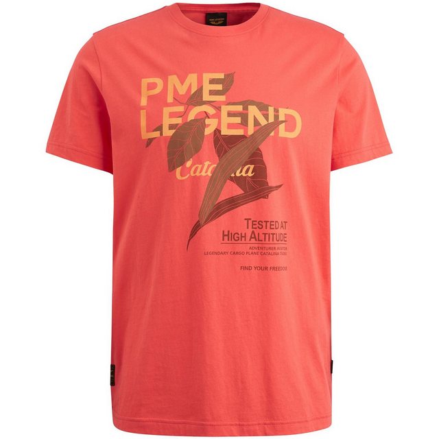 PME LEGEND T-Shirt - kurzarm Shirt - mit coolem Frontprint - Short sleeve r günstig online kaufen