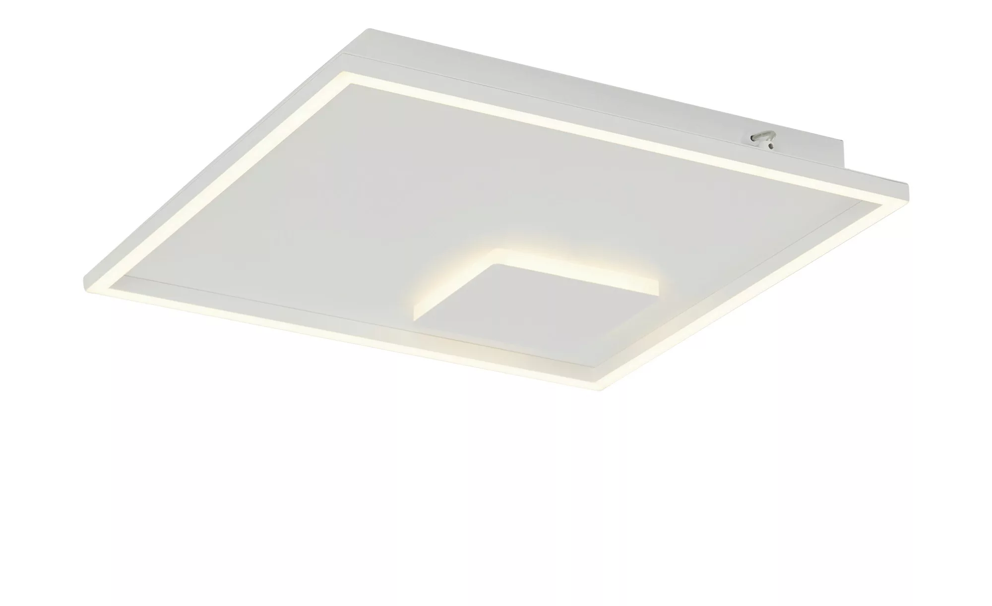 KHG LED-Deckenleuchte weiß, ´quadrat, groß´ ¦ weiß ¦ Maße (cm): B: 41 H: 5 günstig online kaufen