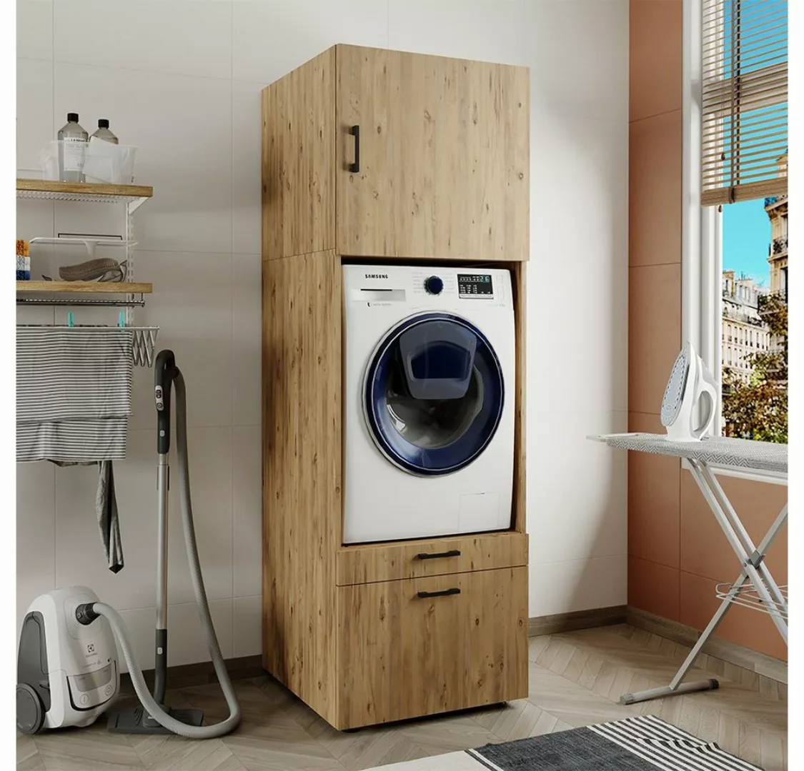 Roomart Waschmaschinenumbauschrank (Roomart Waschmaschinenschrank mit Schra günstig online kaufen