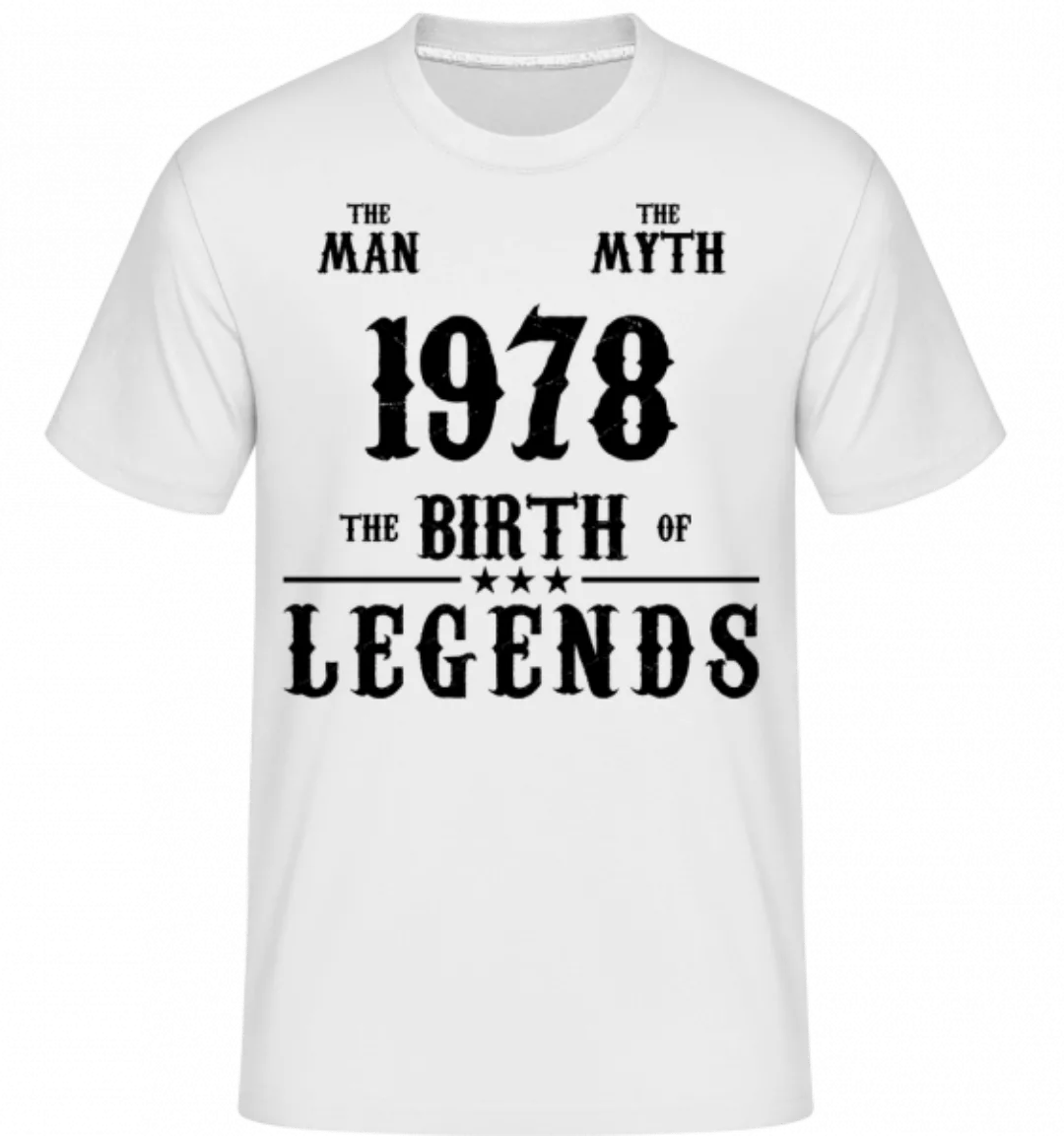 The Man The Myth 1978 · Shirtinator Männer T-Shirt günstig online kaufen