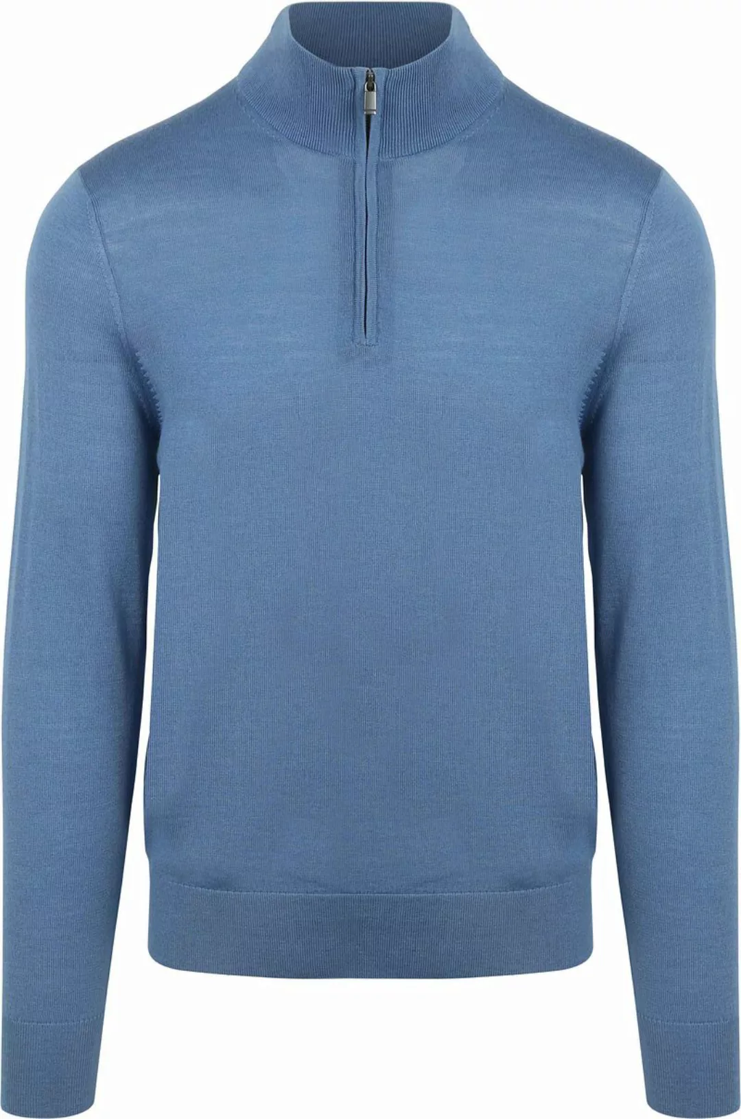 Suitable Merino Half Zip Pullover Ink Blau - Größe 3XL günstig online kaufen