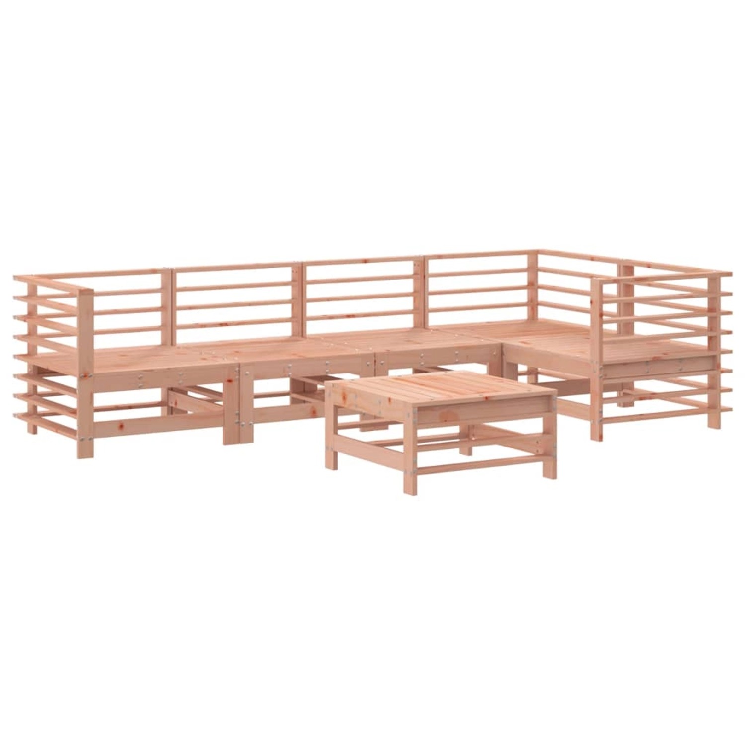 vidaXL 6-tlg Garten-Lounge-Set Massivholz Douglasie Modell 3 günstig online kaufen