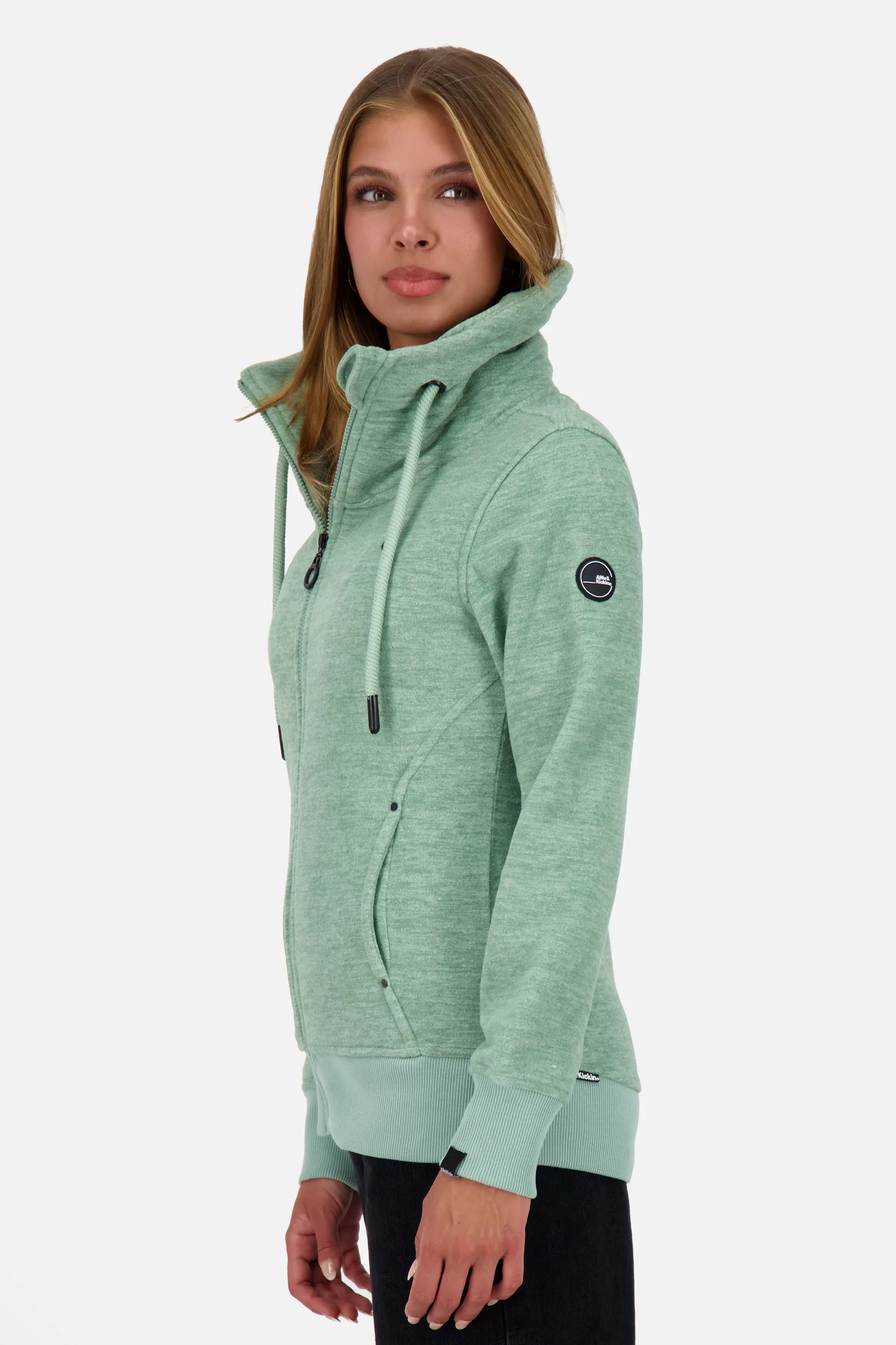 Alife & Kickin Kapuzensweatjacke "VivianAK F Polarfleece Sweat Jacket Damen günstig online kaufen