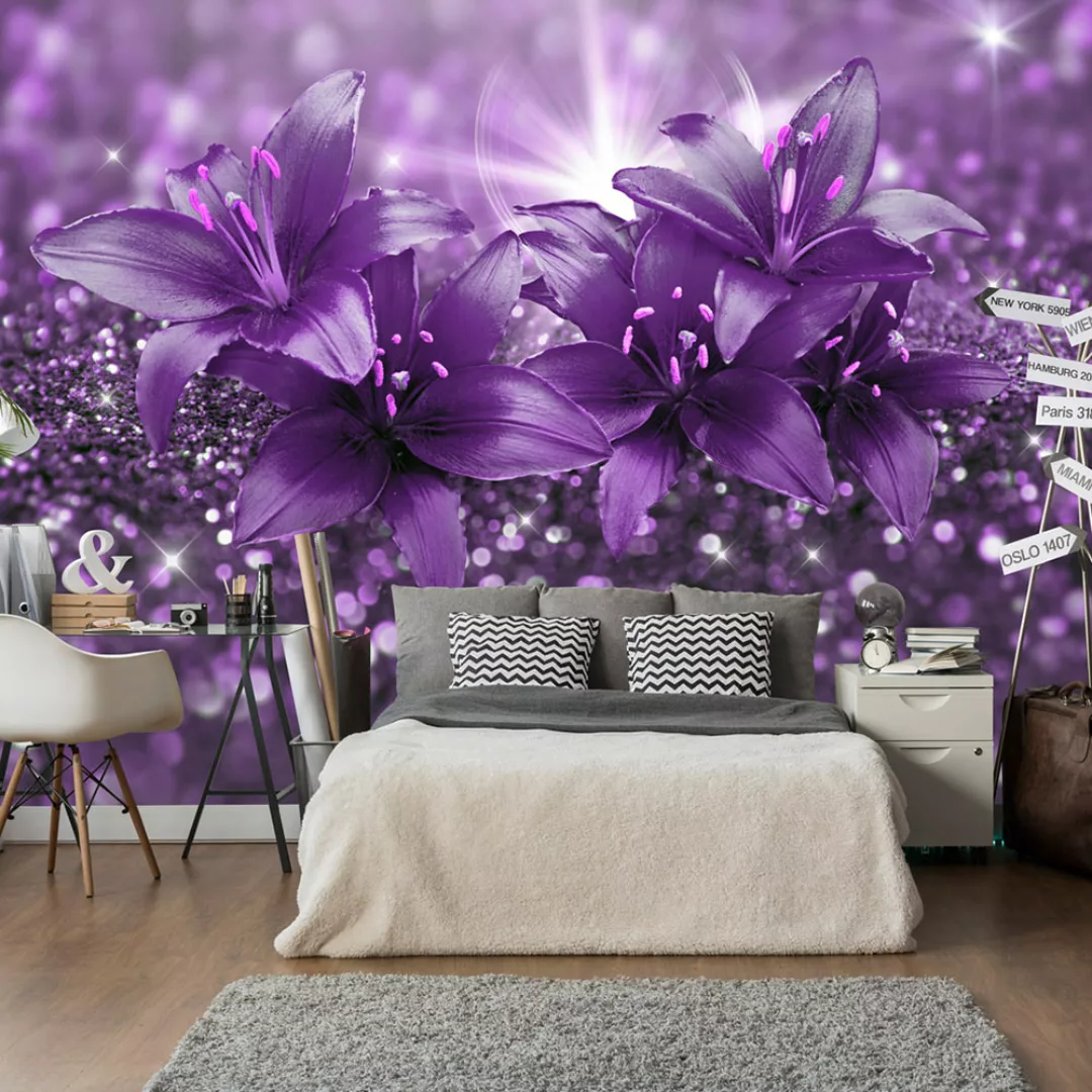 Fototapete - Masterpiece of Purple günstig online kaufen