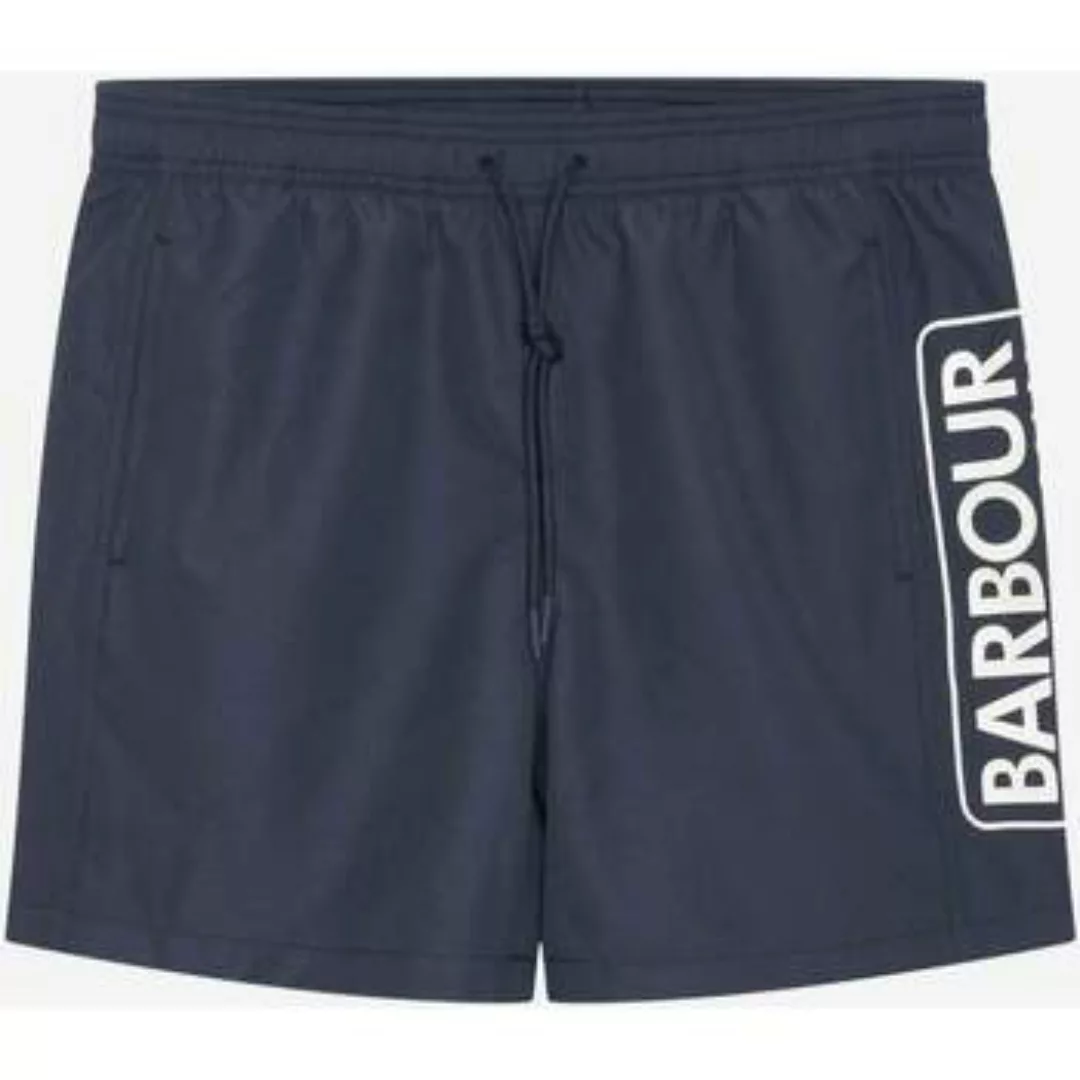 Barbour  Badeshorts Badeshorts mit großem Logo – Marineblau günstig online kaufen