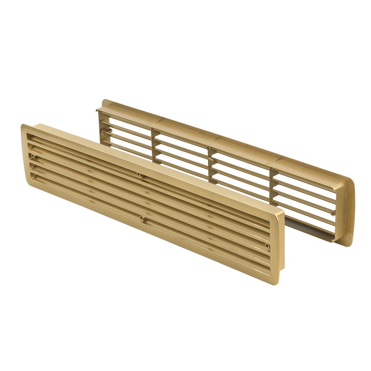 MS Beschläge Lüftungsgitter Kunststoff Türgitter 457x92mm günstig online kaufen