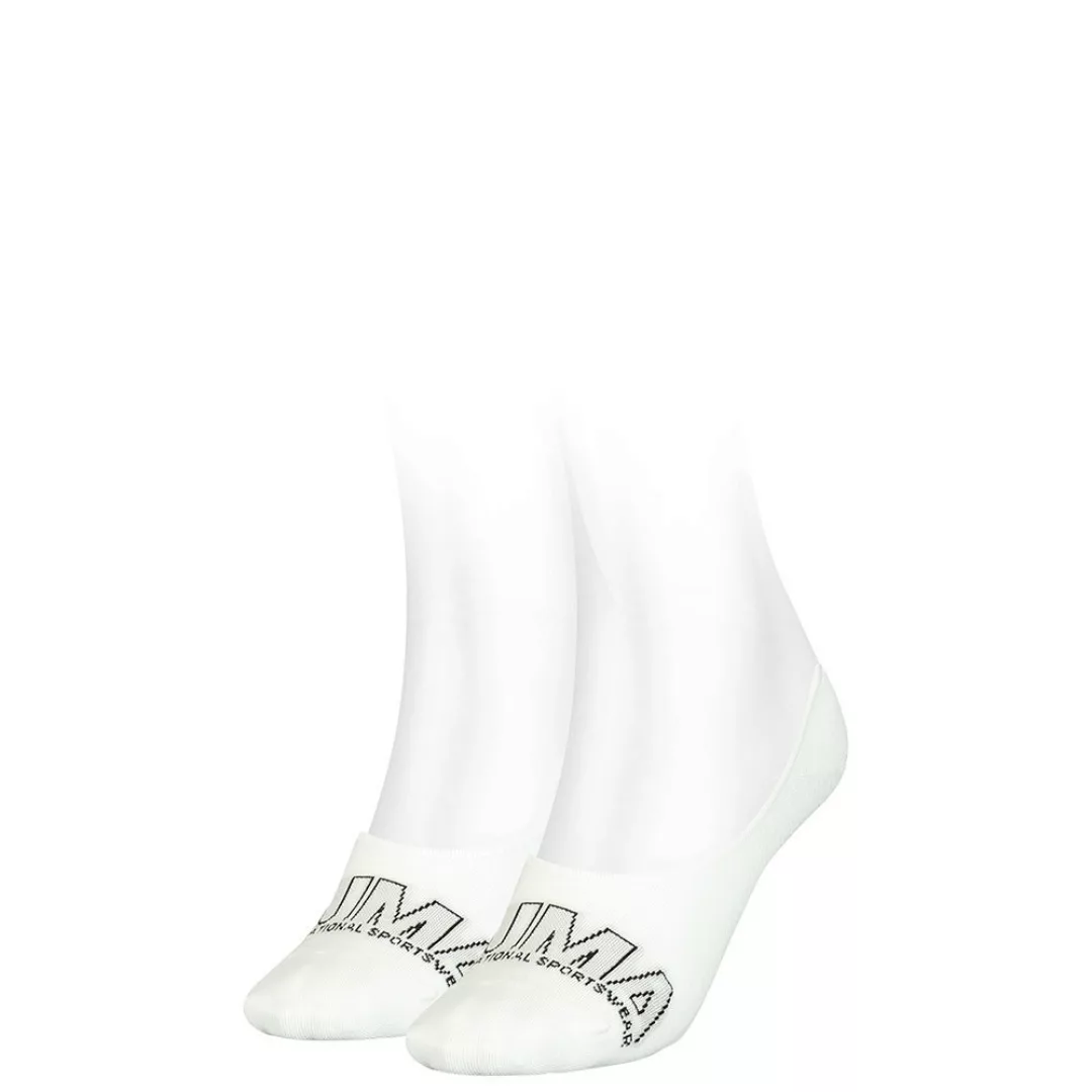 Puma Logo Footie Socken 2 Paare EU 39-42 White Combo günstig online kaufen