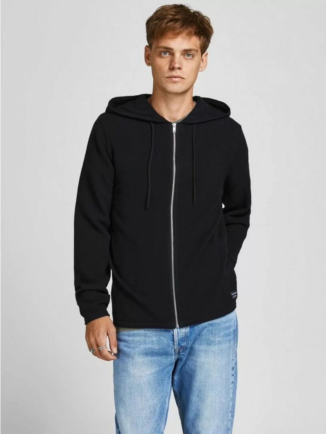 Jack & Jones Hoodie Basic Full Zip Hoodie Kapuzen Pullover Strick Sweatjack günstig online kaufen