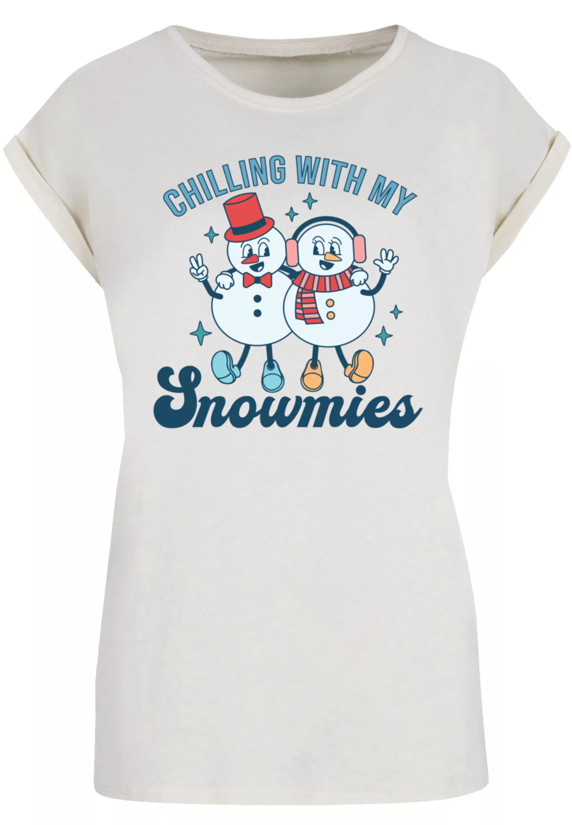 F4NT4STIC T-Shirt "Chilling with My Snowmies", Premium Qualität günstig online kaufen