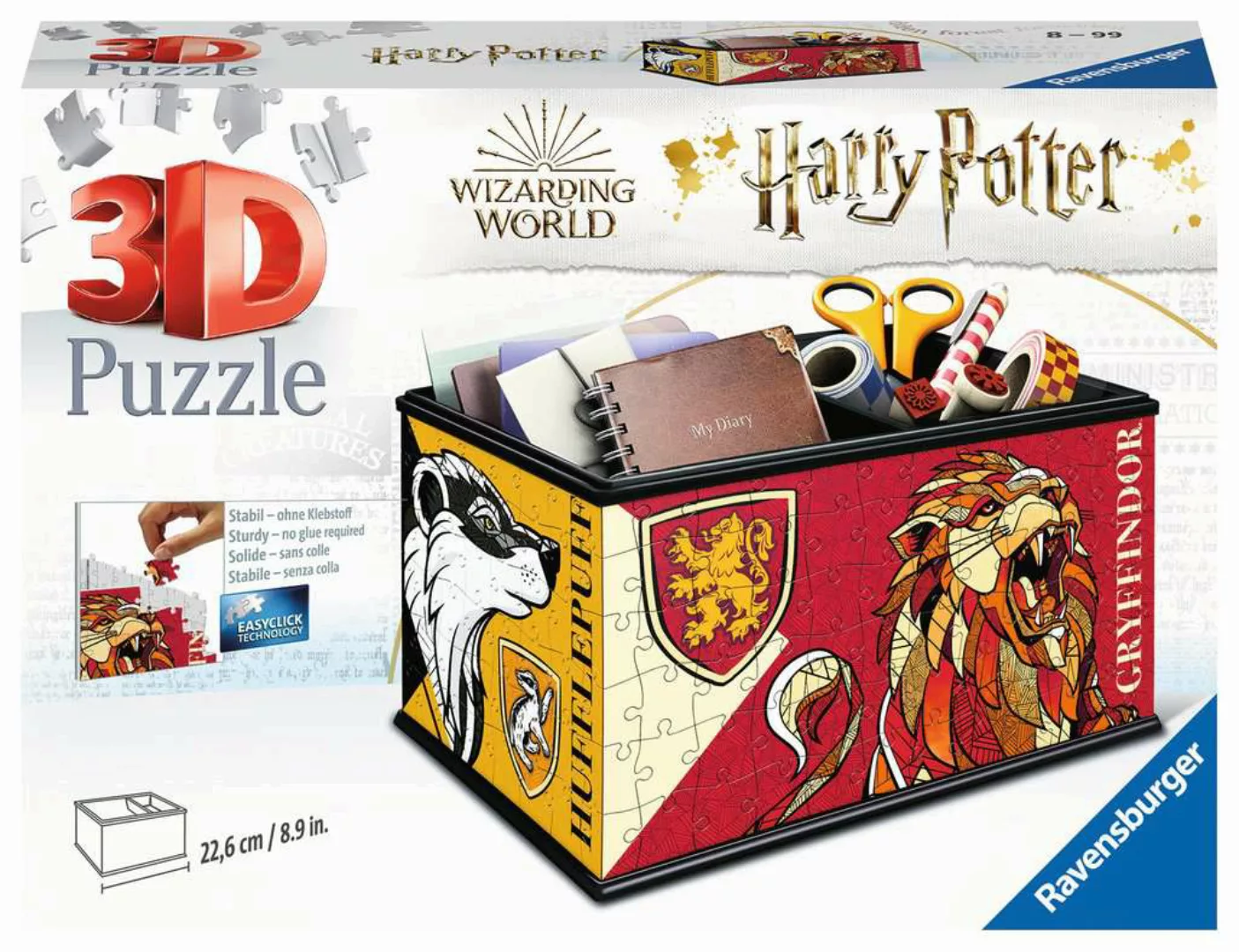 Harry Potter: Aufbewahrungsbox - 3d Puzzle 216 Teile günstig online kaufen