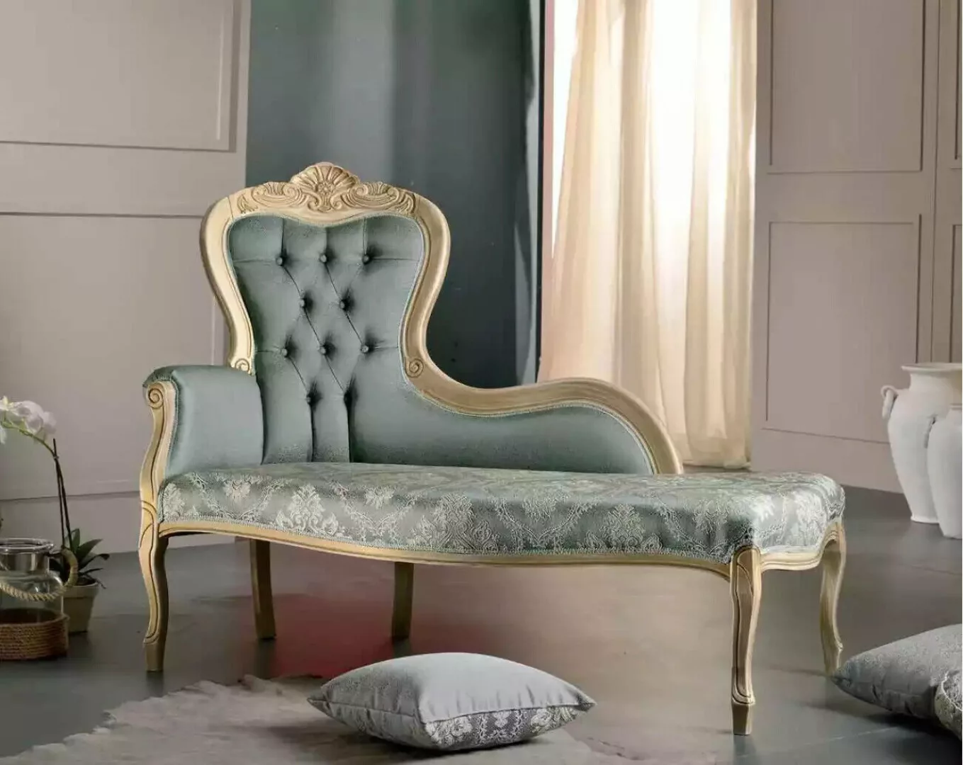 JVmoebel Chaiselongue Luxus Möbel Chaiselongue Wohnzimmer Klassischer Desig günstig online kaufen