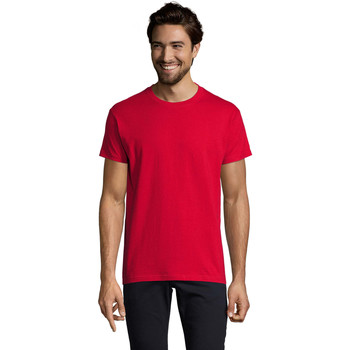 Sols  T-Shirt Camiseta IMPERIAL FIT color Rojo-100% algodón semi-peinado günstig online kaufen