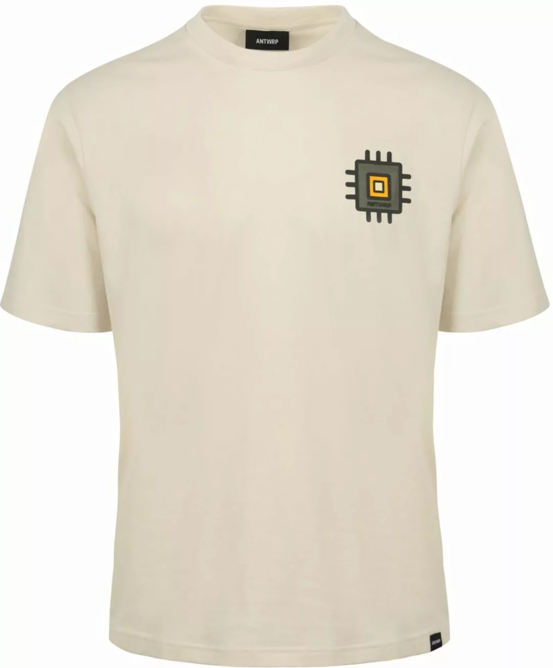 ANTWRP T-Shirt Druck Ecru - Größe S günstig online kaufen