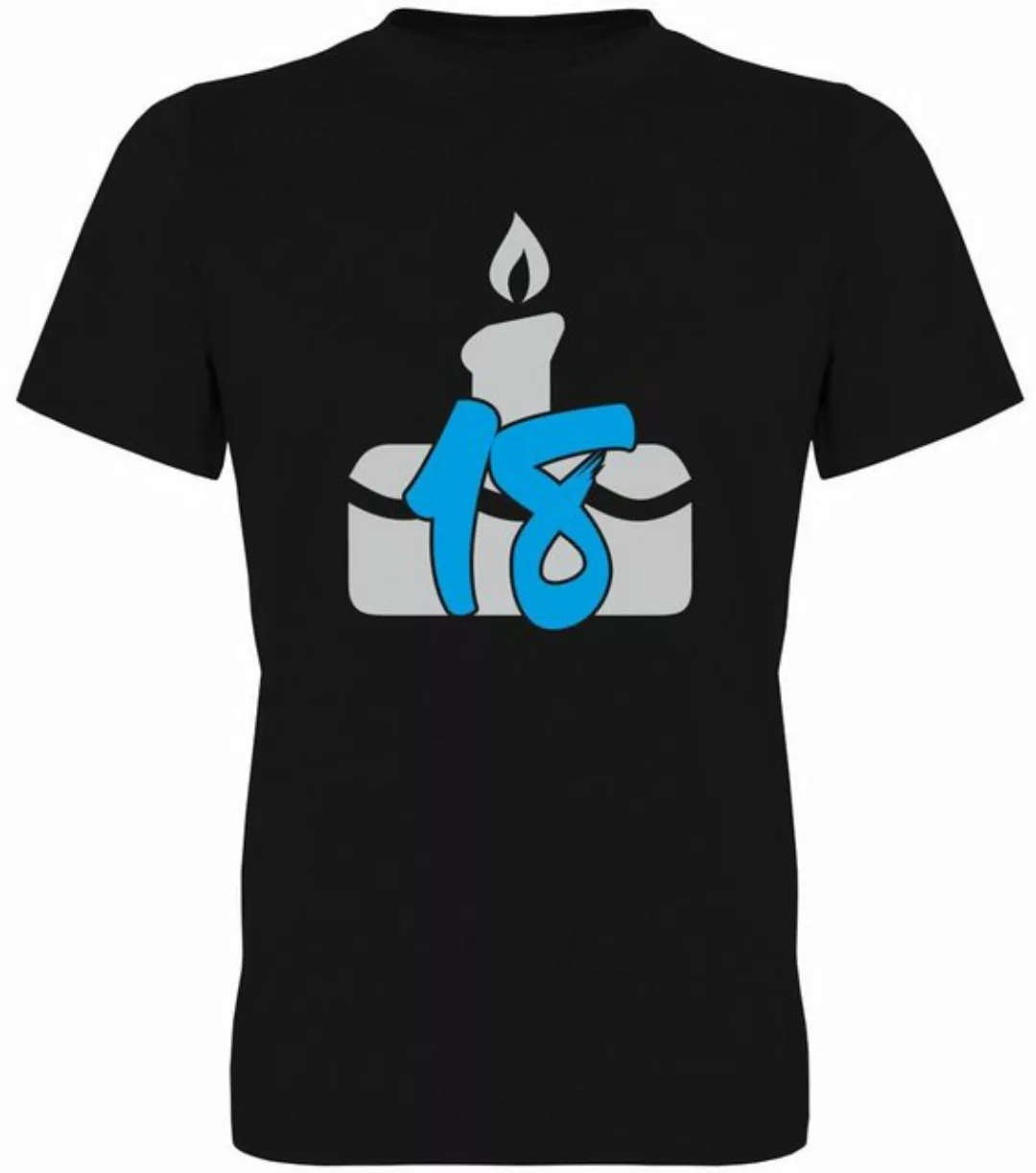 G-graphics T-Shirt 18 – Geburtstagstorte Herren T-Shirt, zum 18ten Geburtst günstig online kaufen