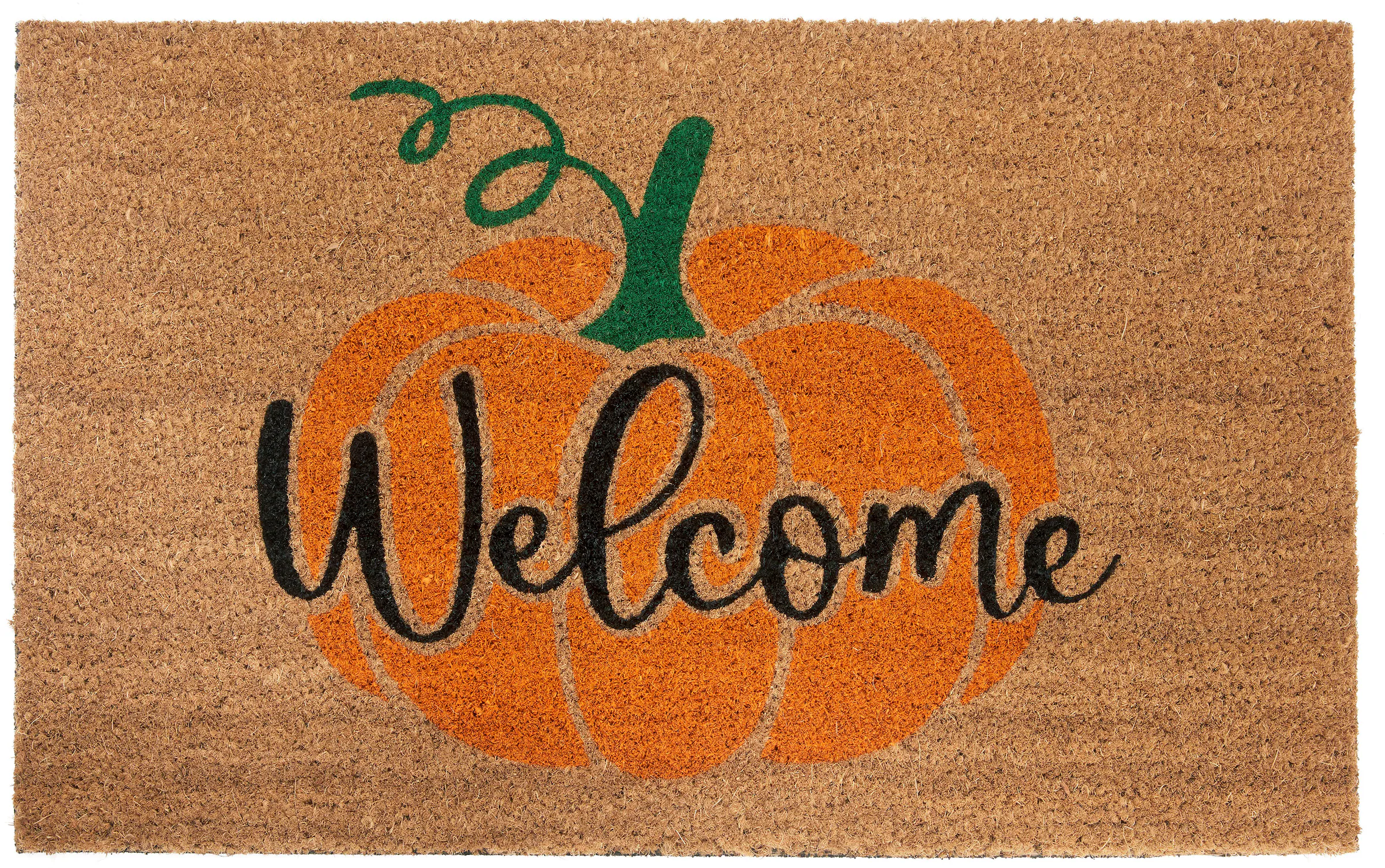 HANSE Home Fußmatte »Mix Mats Kokos Welcome Pumpkin«, rechteckig, Kokos, Sc günstig online kaufen