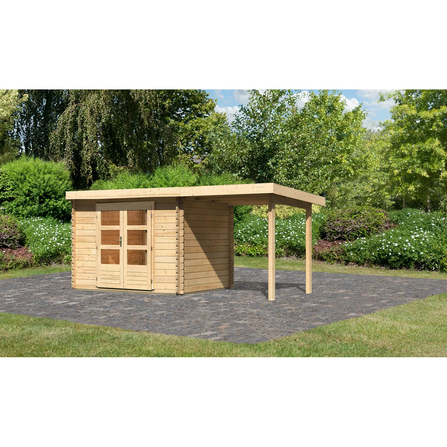 Karibu Gartenhaus "Bastrup 3", (Set) günstig online kaufen