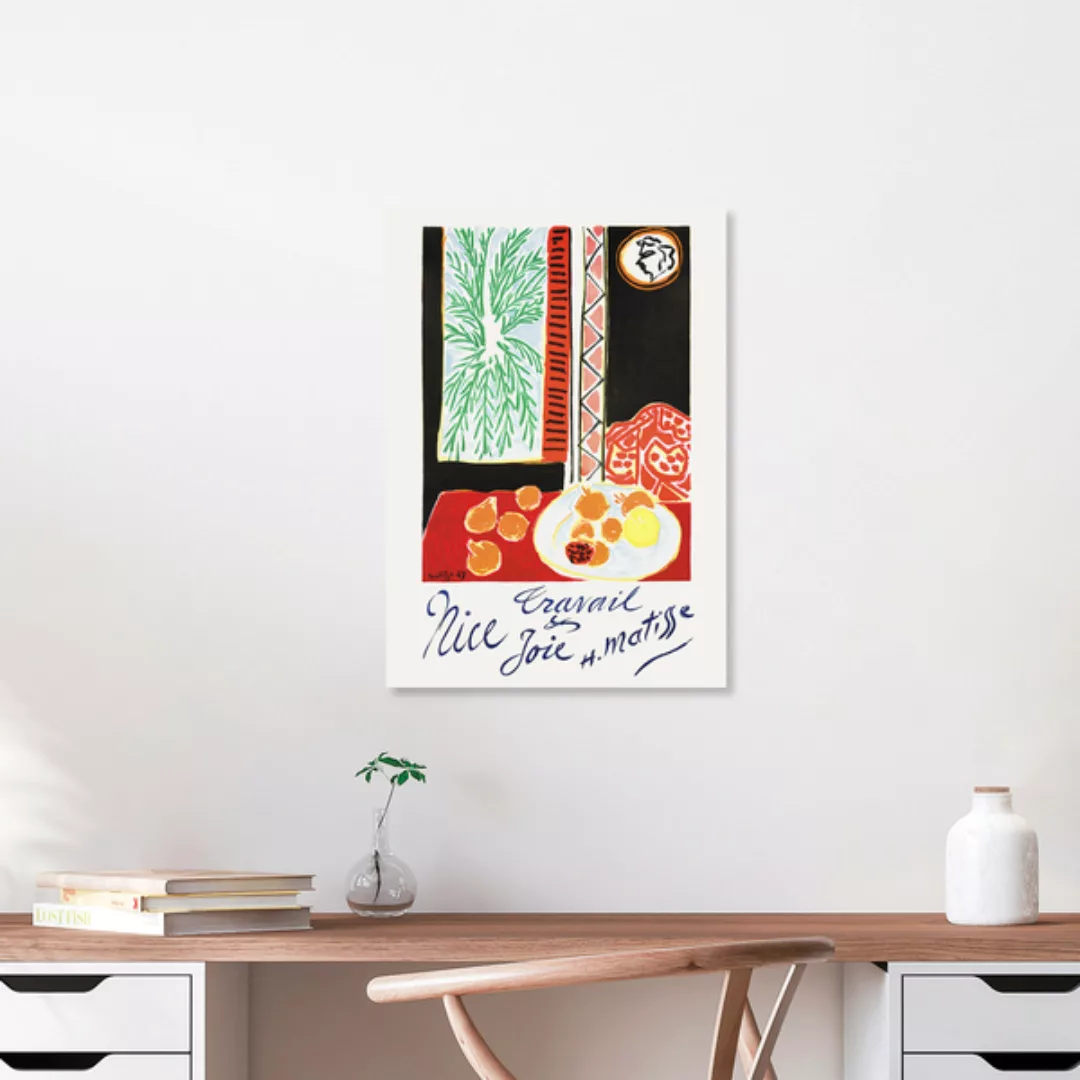 Poster / Leinwandbild - Nice - Travail & Joie günstig online kaufen