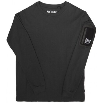 Ko Samui Tailors  T-Shirts & Poloshirts Repocket Langarm-T-Shirt Schwarz günstig online kaufen